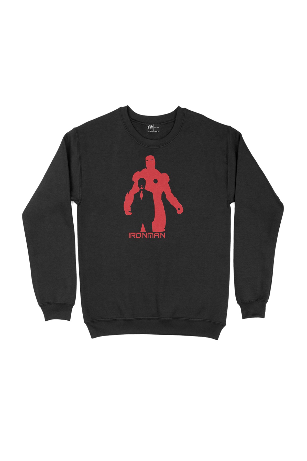 Iron Man Siyah Sweatshirt