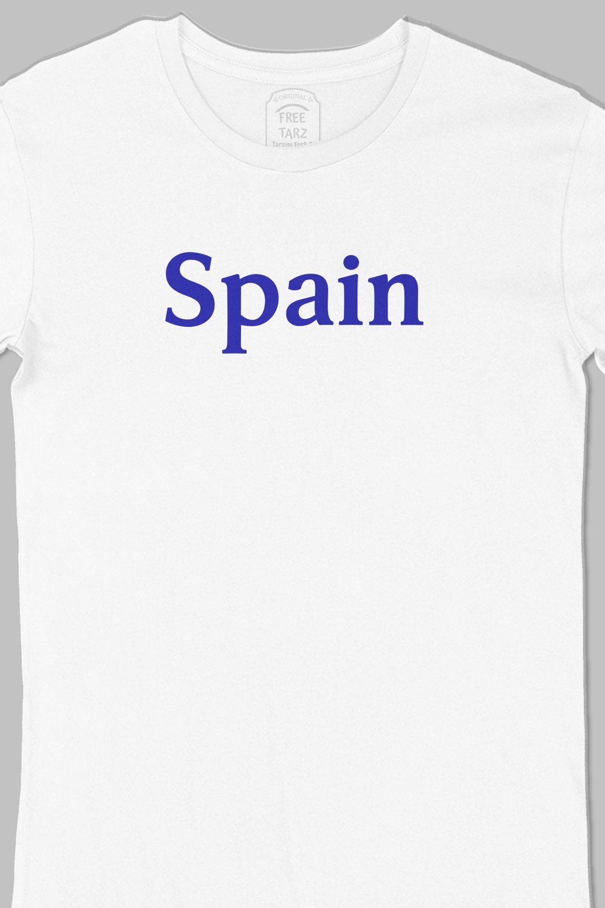 İspanya Spain Büyük Baskılı Beyaz Tişört İspanya Spain Büyük Baskılı Beyaz Tişört - Ücretsiz Kargo