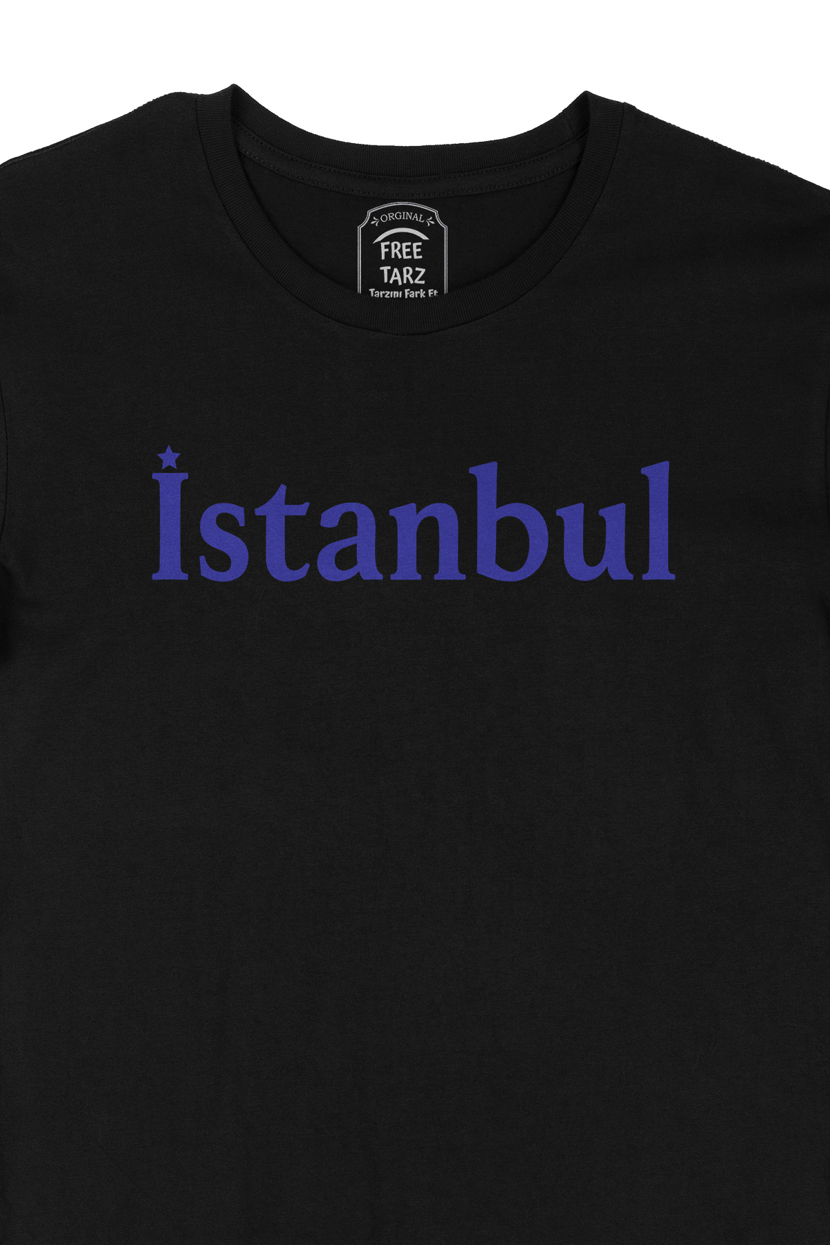 İstanbul Büyük Baskılı Siyah Tişört İstanbul Büyük Baskılı Siyah Tişört - Ücretsiz Kargo