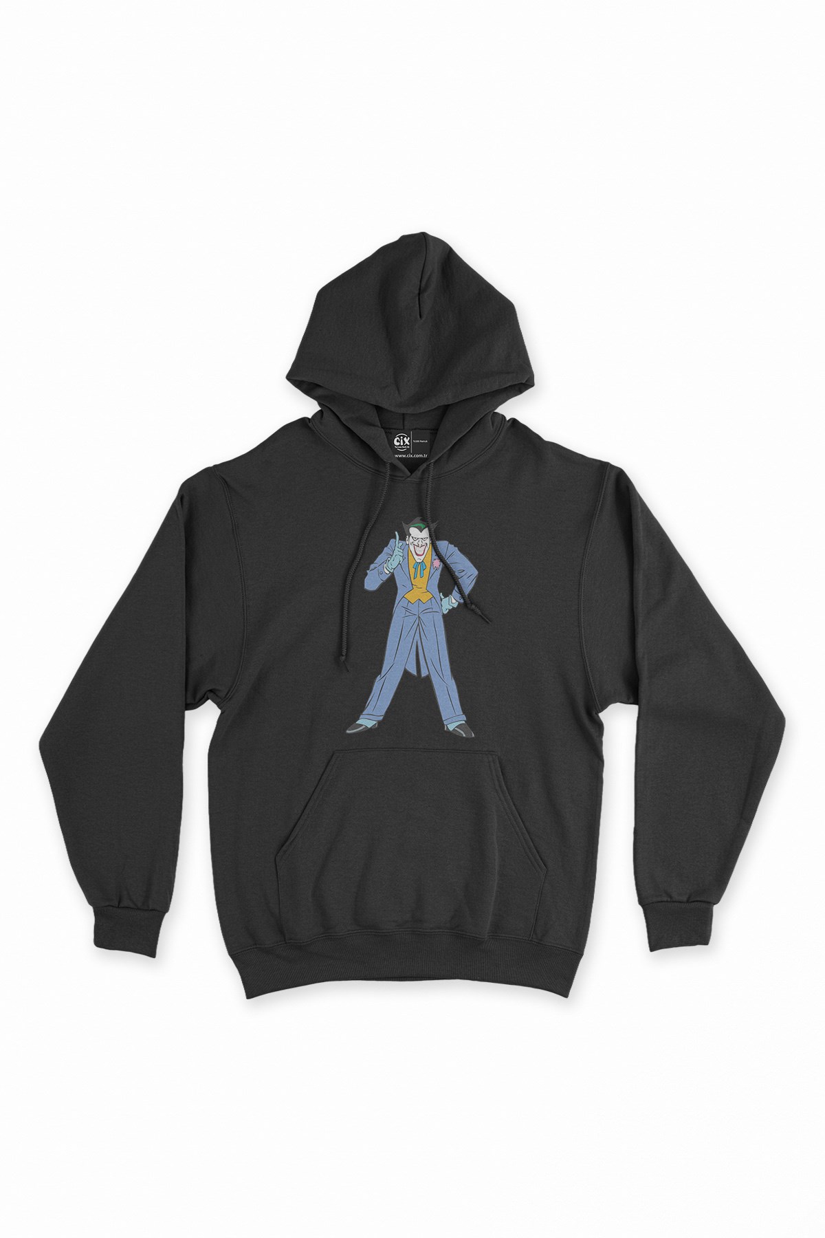 Joker From Batman Siyah Kapşonlu Sweatshirt Hoodie