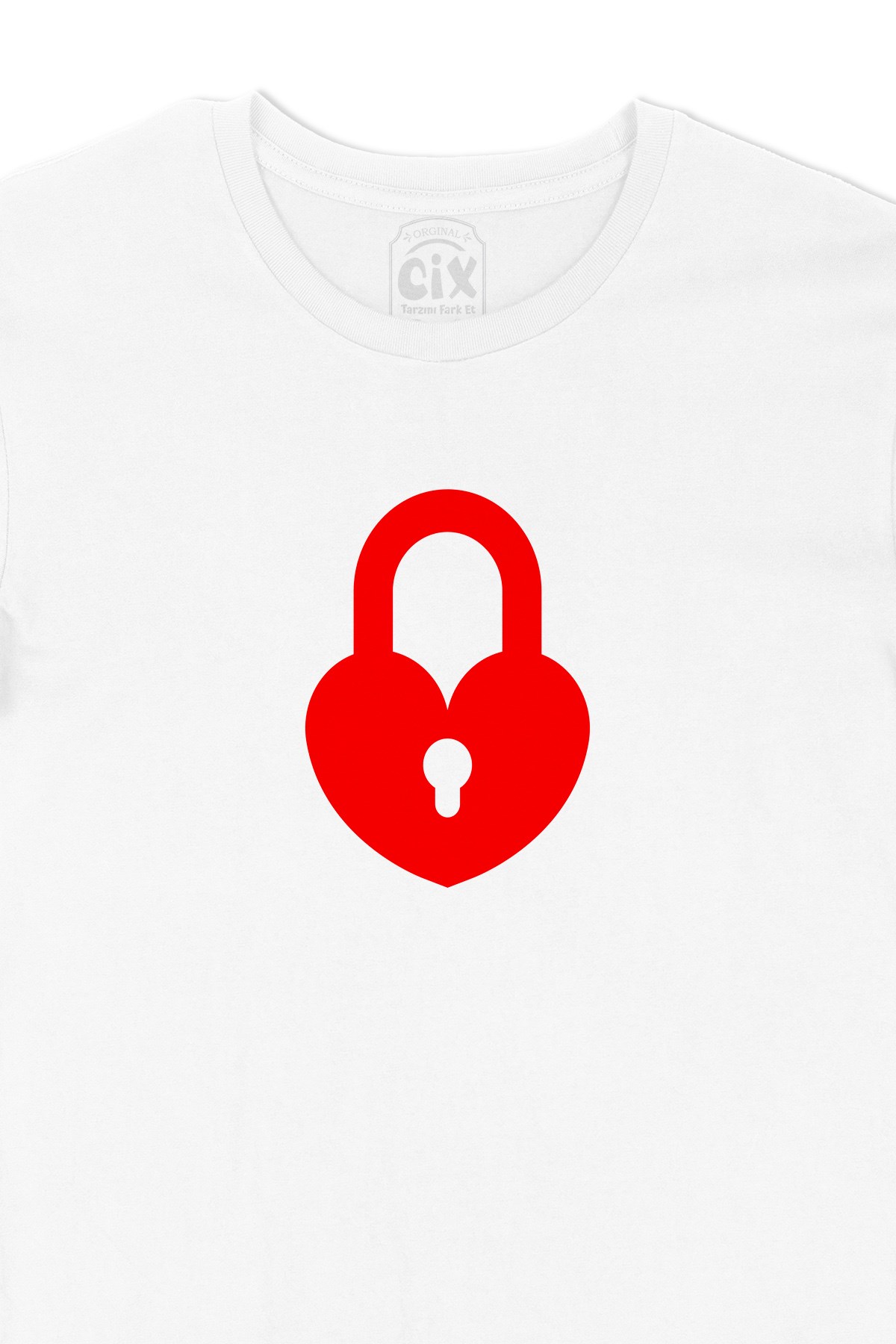 Cix Kalbim Kapalı Tişört - Ücretsiz Kargo