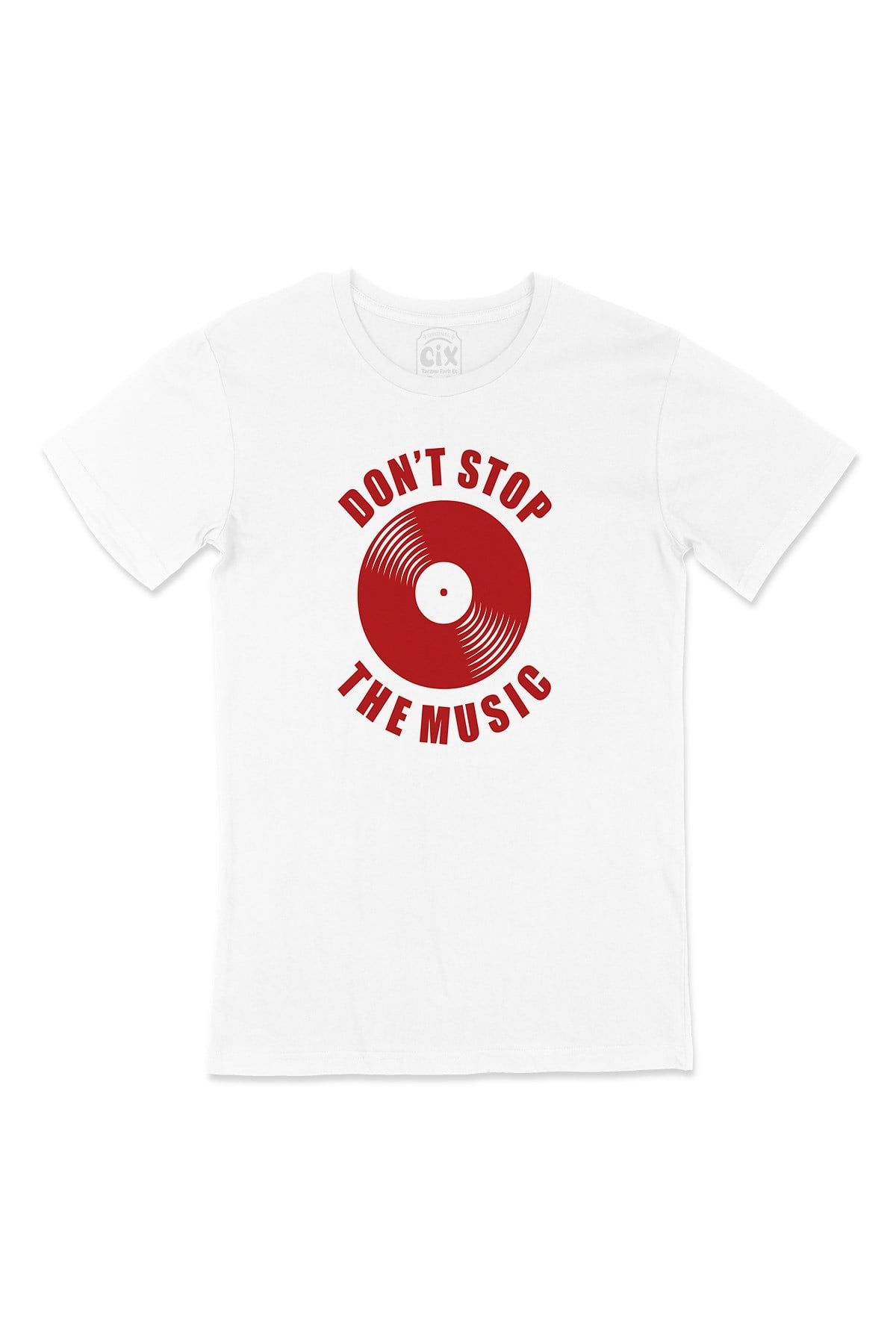 Kırmızı Don't Stop The Music Tişört