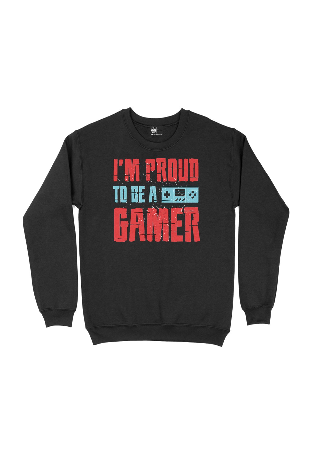 Kırmızı I Am Proud Siyah Sweatshirt