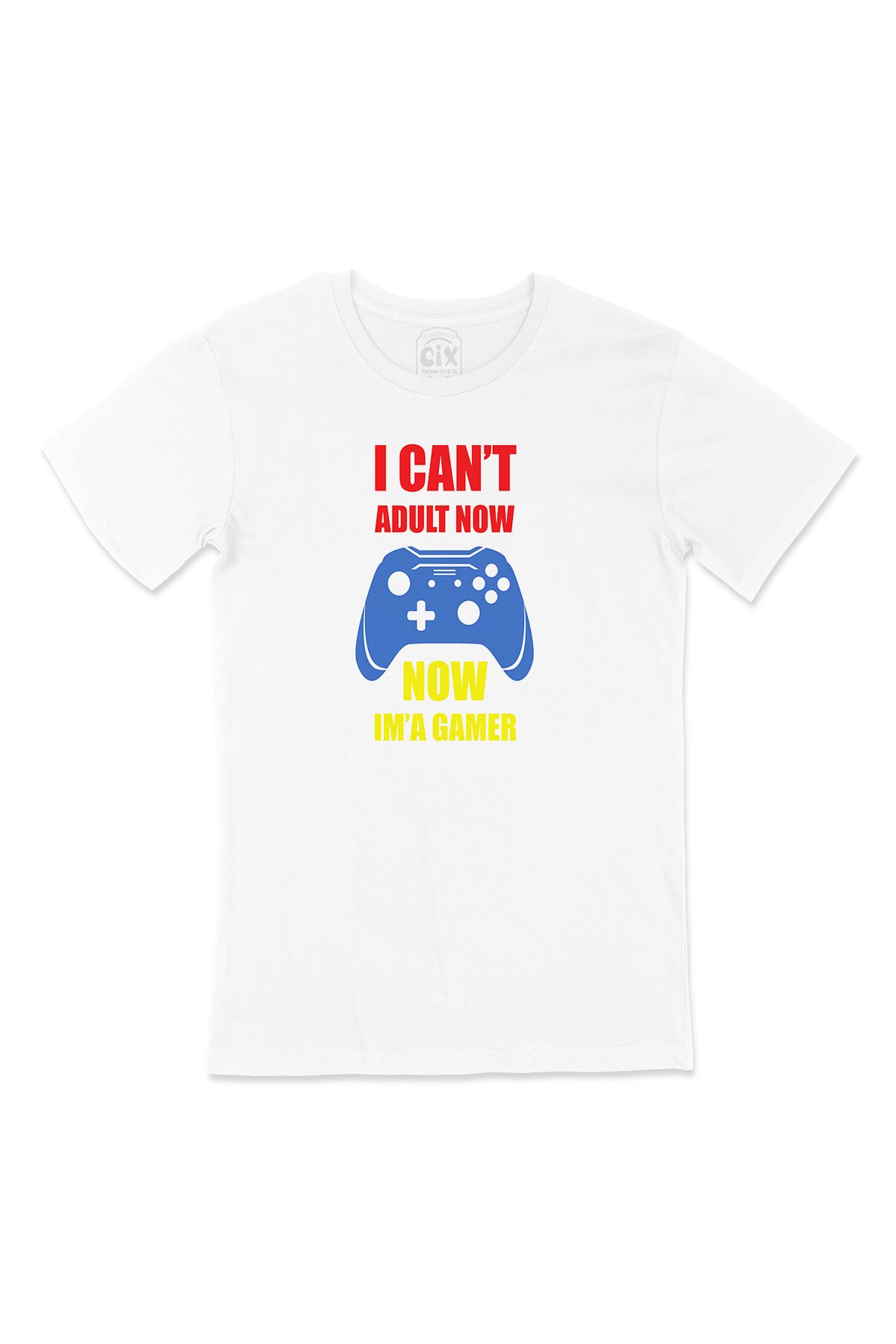 Kırmızı Now I Am A Gamer Tişört
