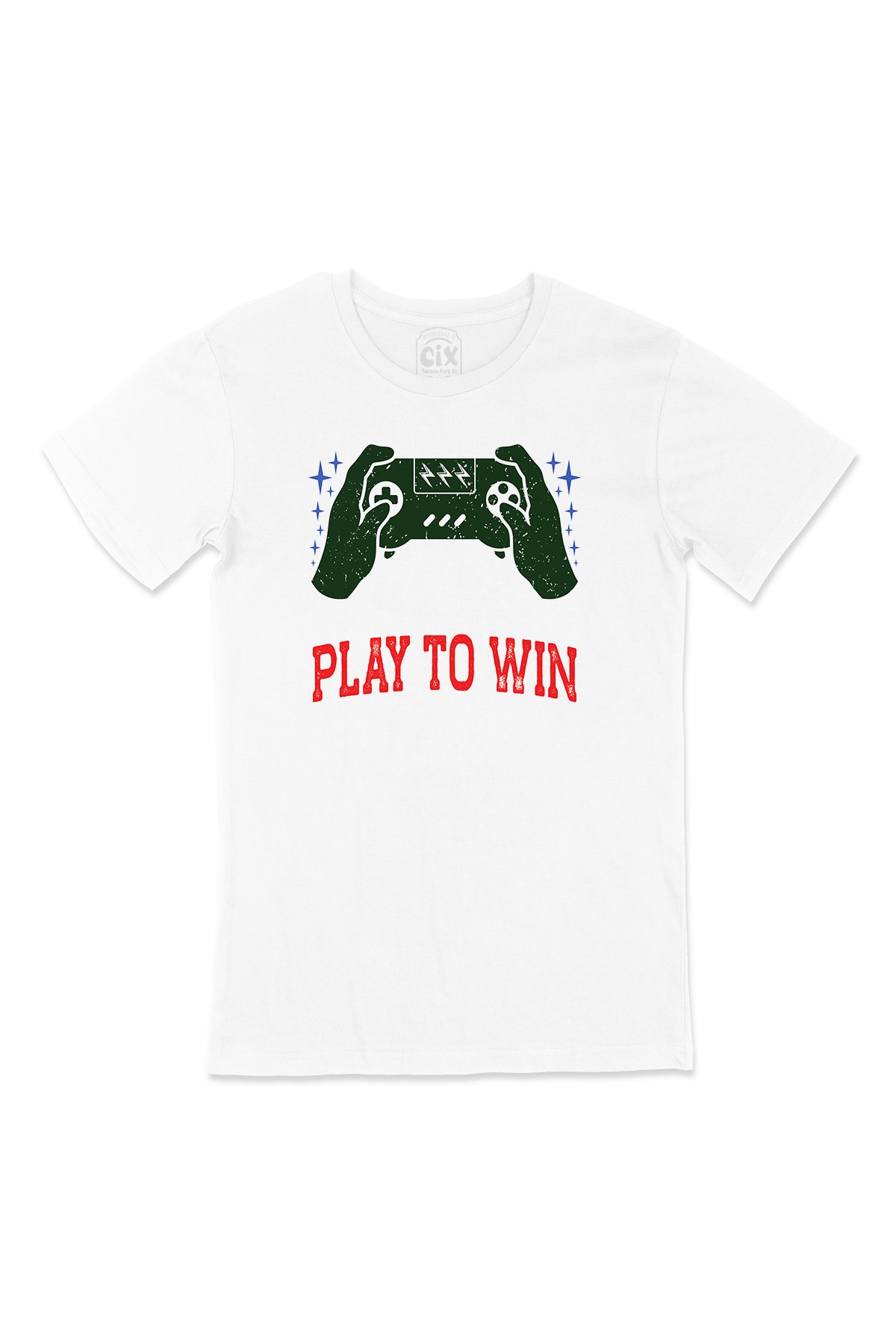 Kırmızı Play To Win  Tişört