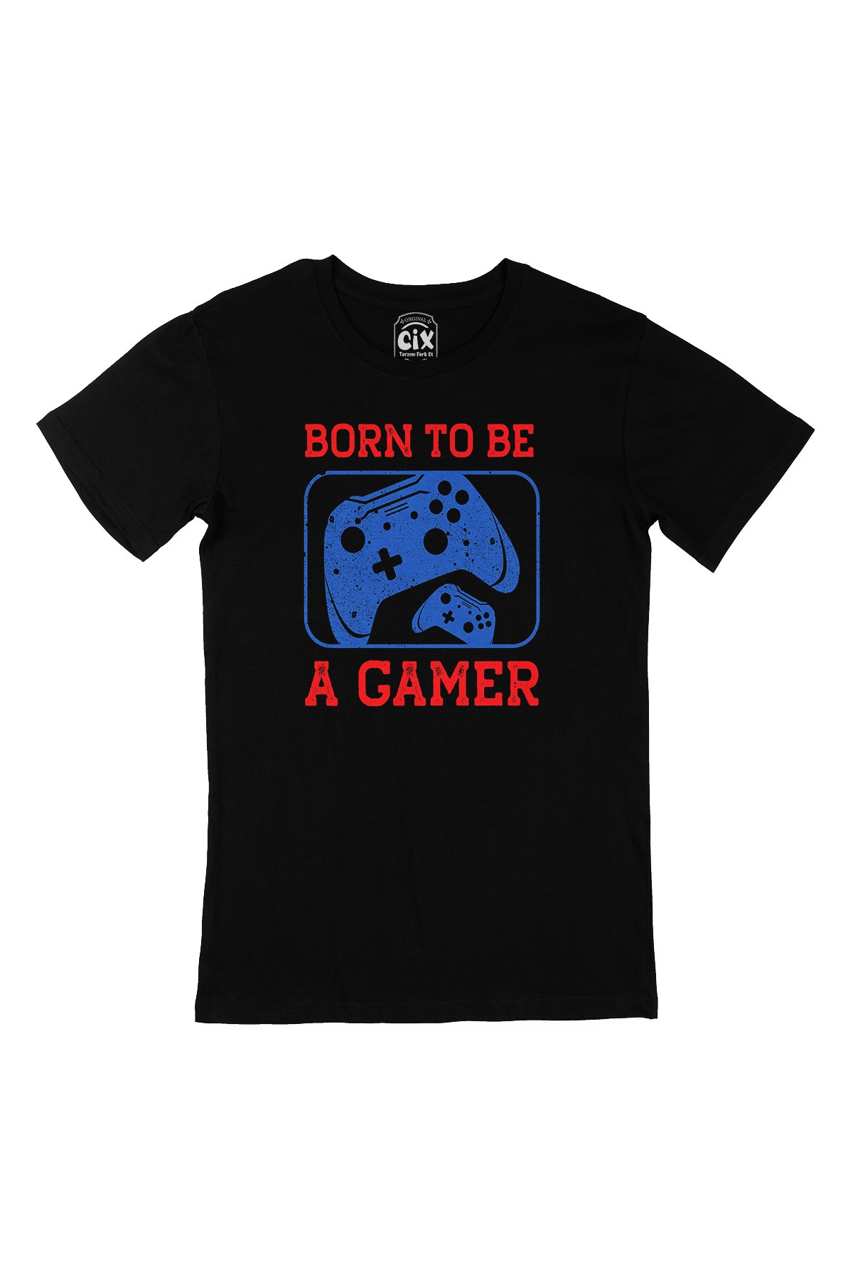 Kırmızı To Be A Gamer Siyah Tişört
