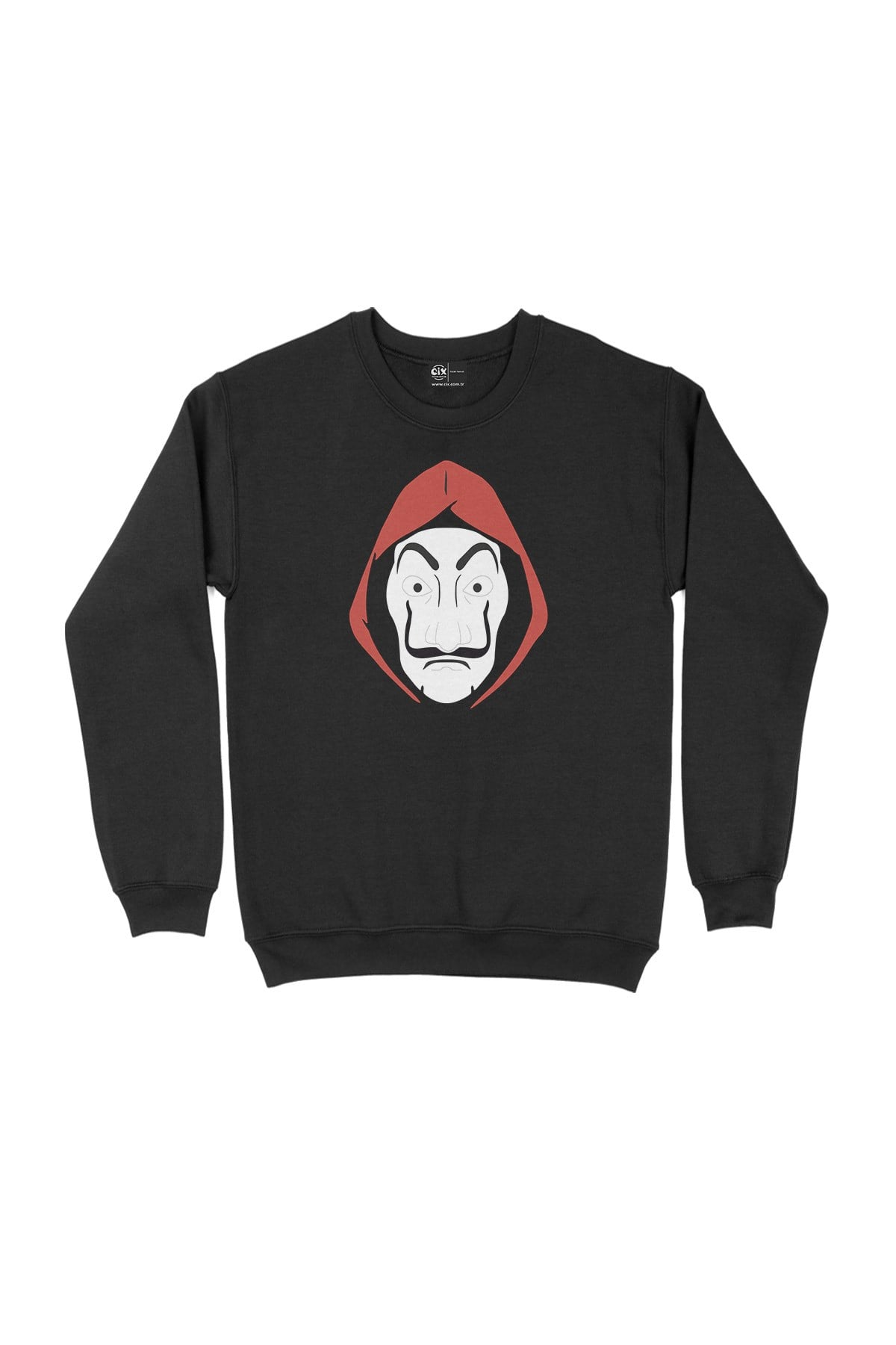 La Casa Maskeli Siyah Sweatshirt