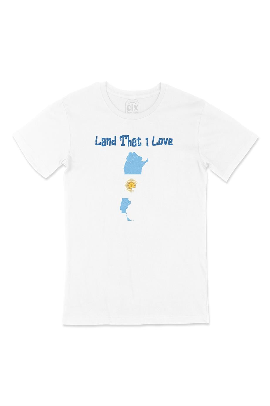 Land That I Love Arjantin Beyaz Tişört