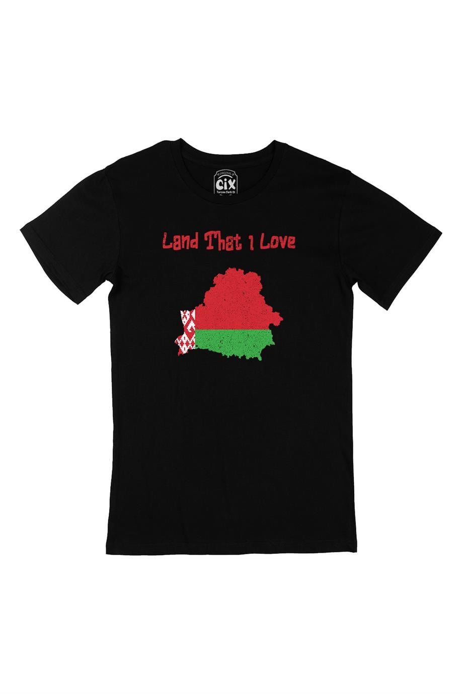 Land That I Love Bulgaristan Siyah Tişört