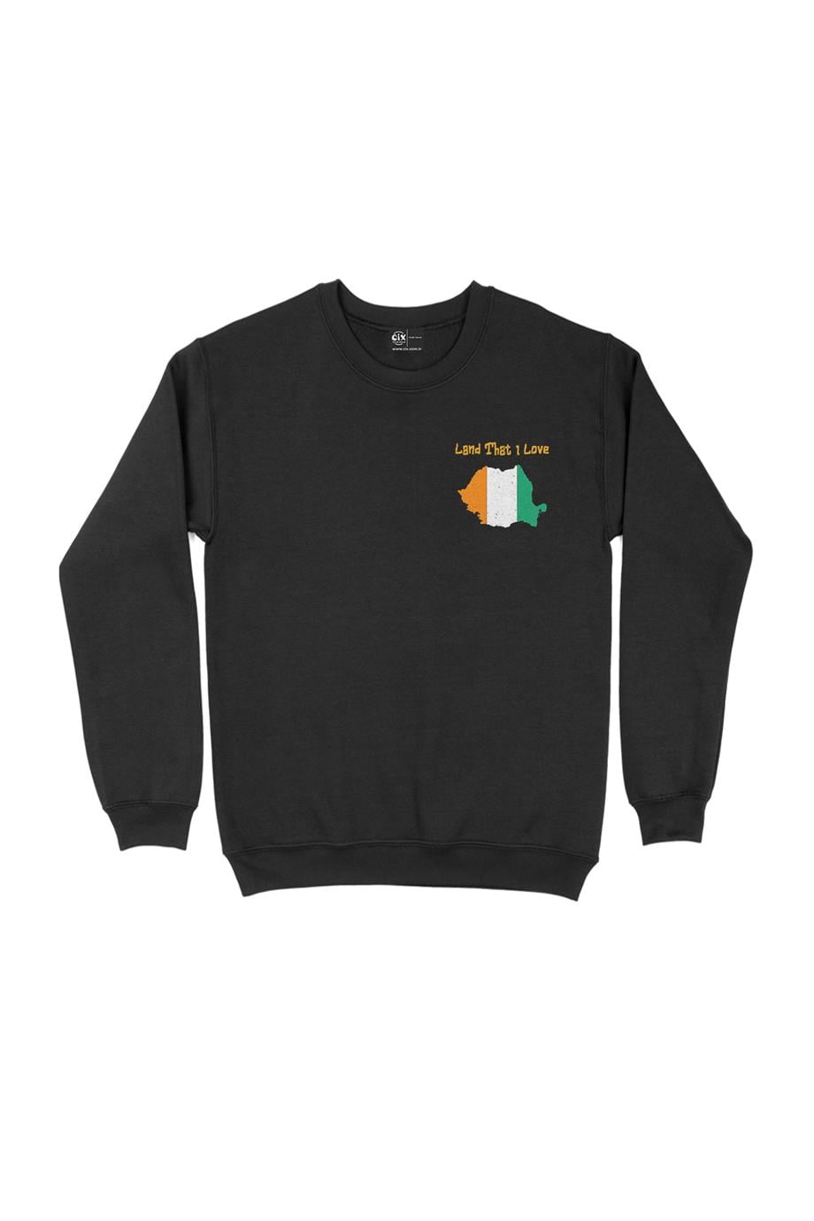 Land That I Love Fildişi Cep Tasarım Baskılı Sweatshirt Land That I Love Fildişi Cep Tasarım Baskılı Sweatshirt - Ücretsiz Kargo
