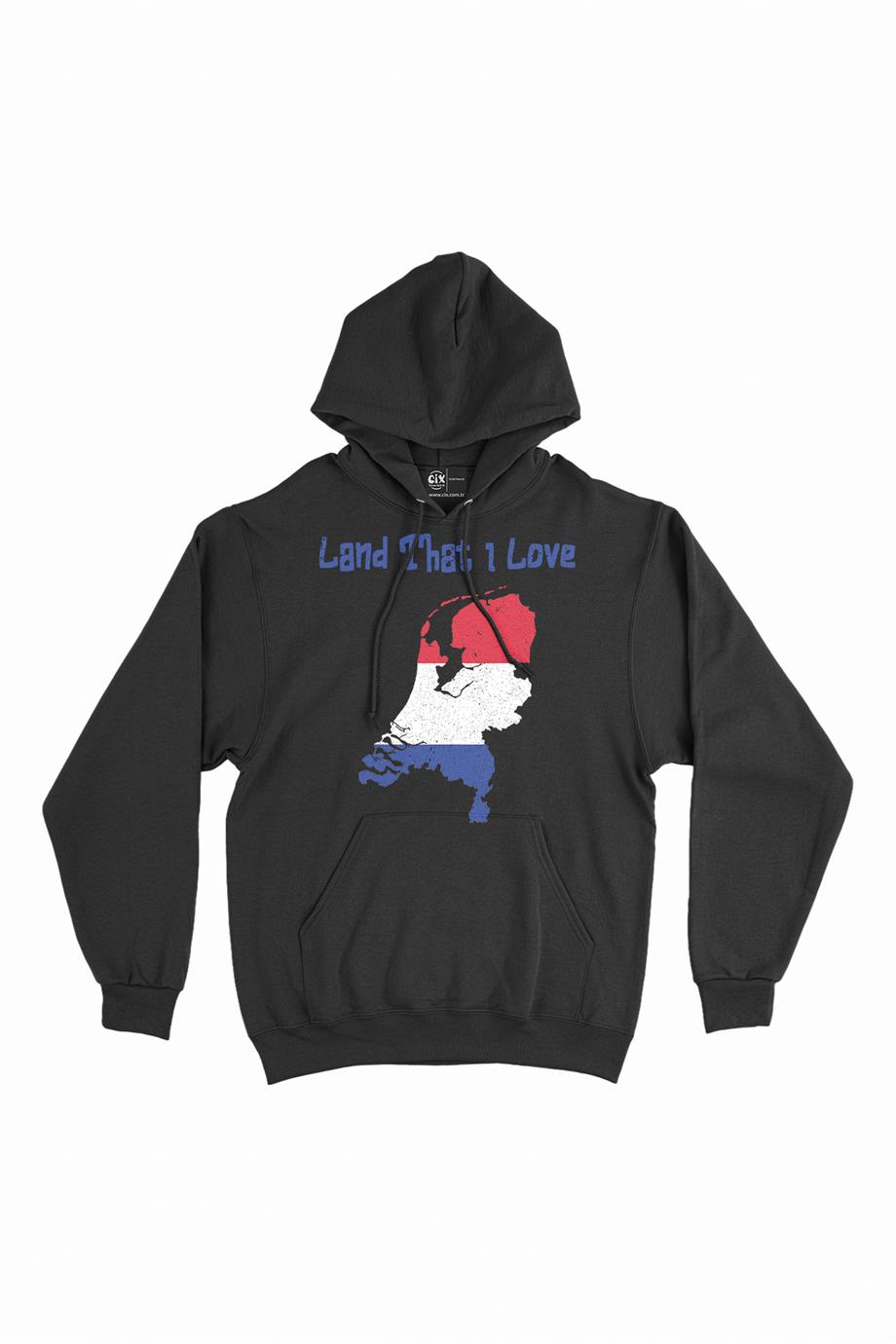 Land That I Love Hollanda Kapşonlu Sweatshirt Hoodie Land That I Love Hollanda Kapşonlu Sweatshirt Hoodie - Ücretsiz Kargo