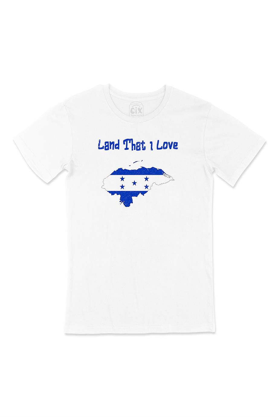 Land That I Love Honduras Beyaz Tişört