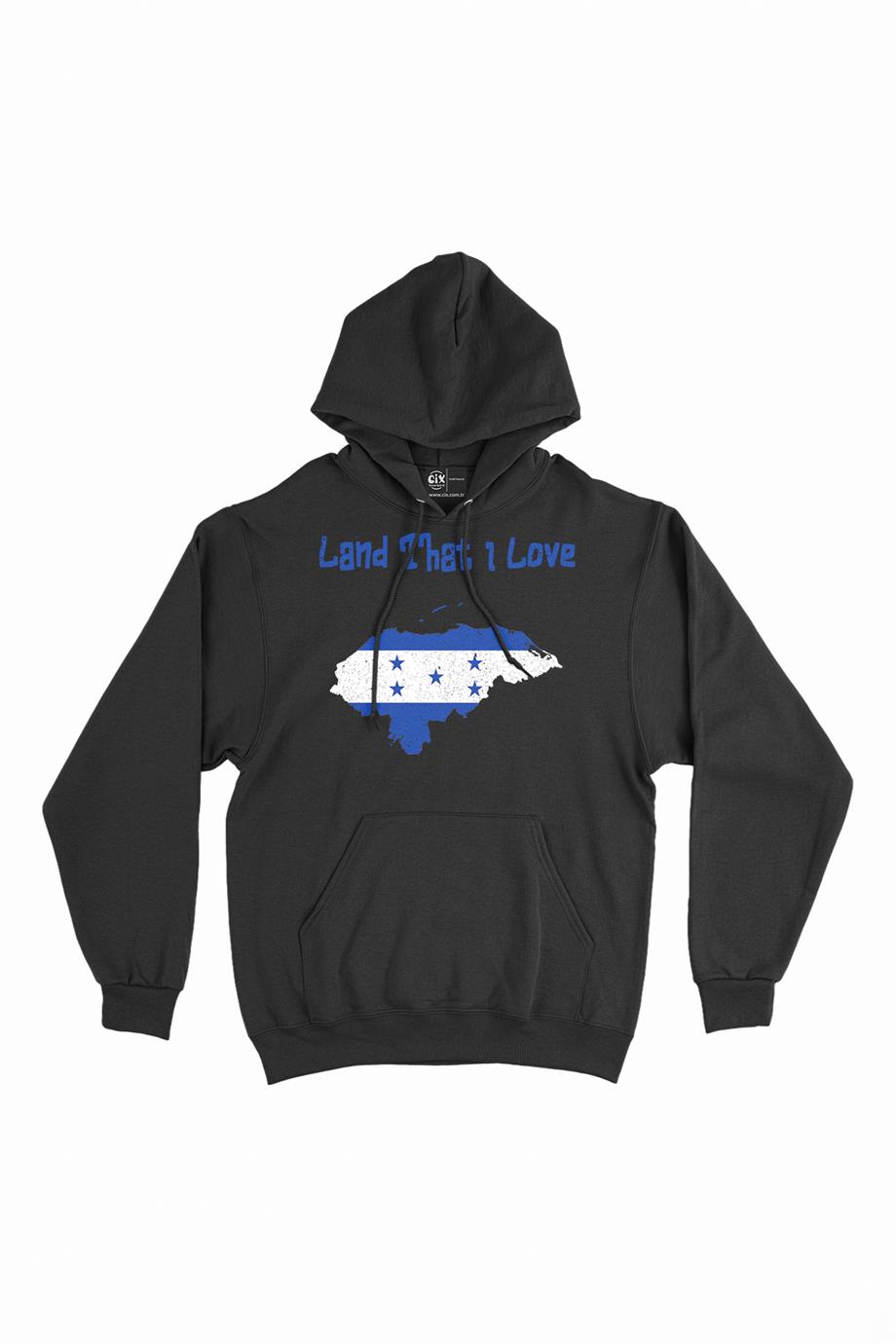 Land That I Love Honduras Kapşonlu Sweatshirt Hoodie Land That I Love Honduras Kapşonlu Sweatshirt Hoodie - Ücretsiz Kargo