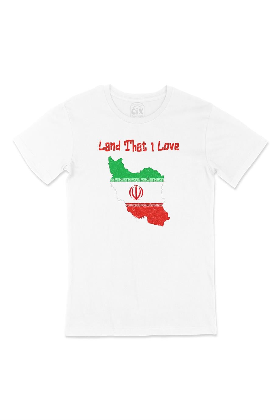 Land That I Love İran Beyaz Tişört