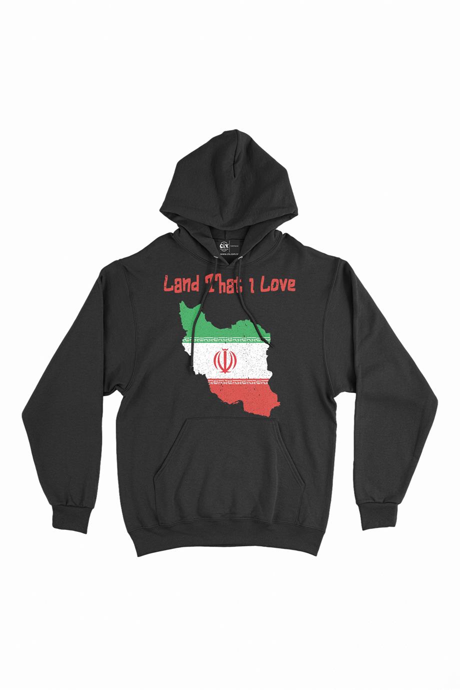 Land That I Love İran Kapşonlu Sweatshirt Hoodie Land That I Love İran Kapşonlu Sweatshirt Hoodie - Ücretsiz Kargo