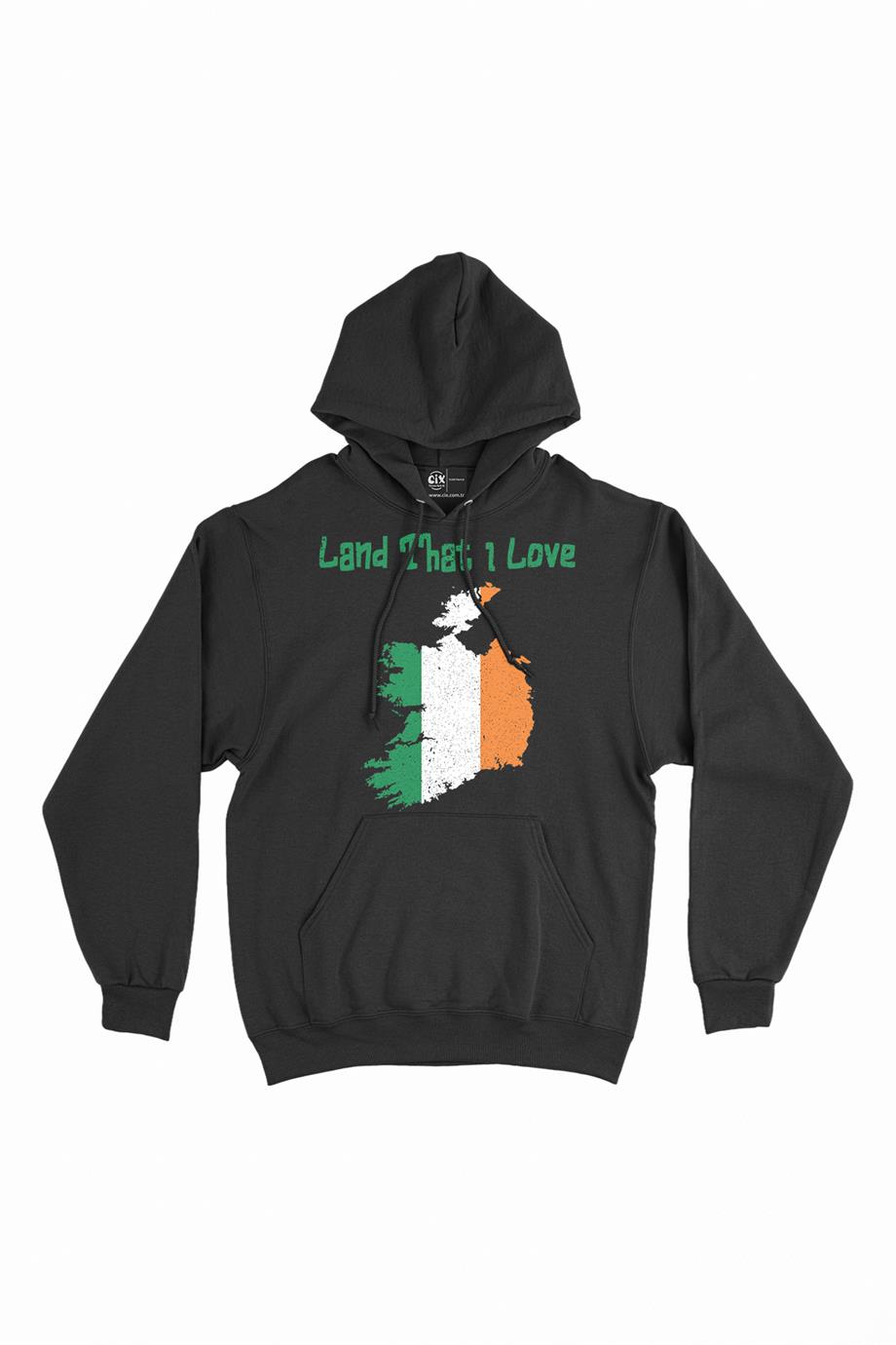 Land That I Love İrlanda Kapşonlu Sweatshirt Hoodie Land That I Love İrlanda Kapşonlu Sweatshirt Hoodie - Ücretsiz Kargo