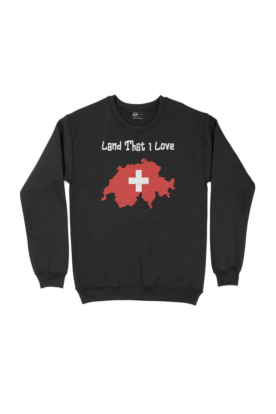 Land That I Love İsviçre Sweatshirt Land That I Love İsviçre Sweatshirt - Ücretsiz Kargo