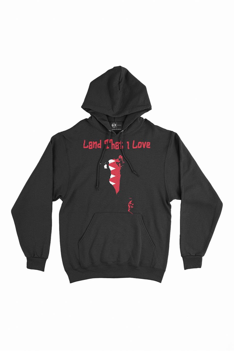 Land That I Love Katar Kapşonlu Sweatshirt Hoodie Land That I Love Katar Kapşonlu Sweatshirt Hoodie - Ücretsiz Kargo