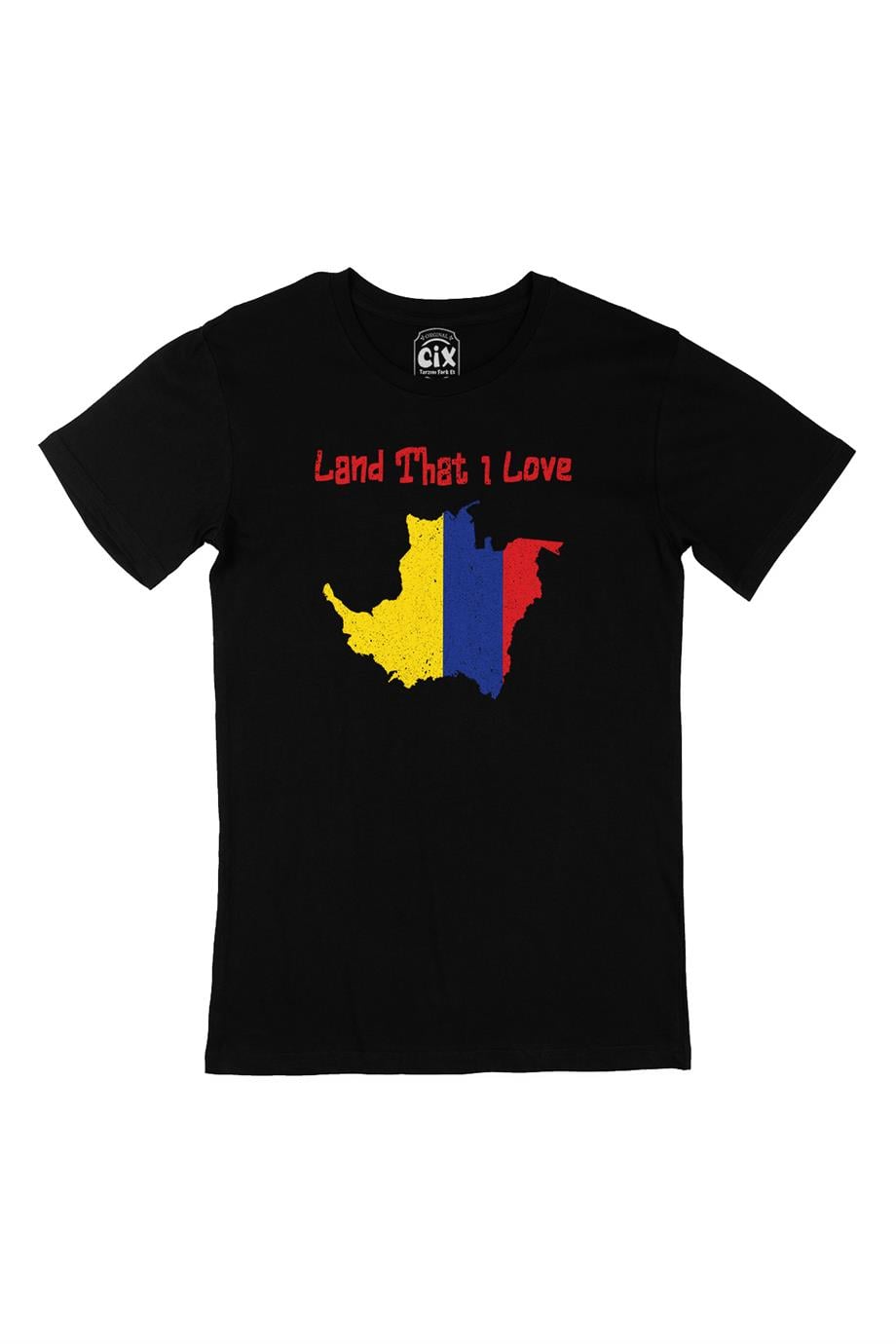 Land That I Love Kolombiya Siyah Tişört