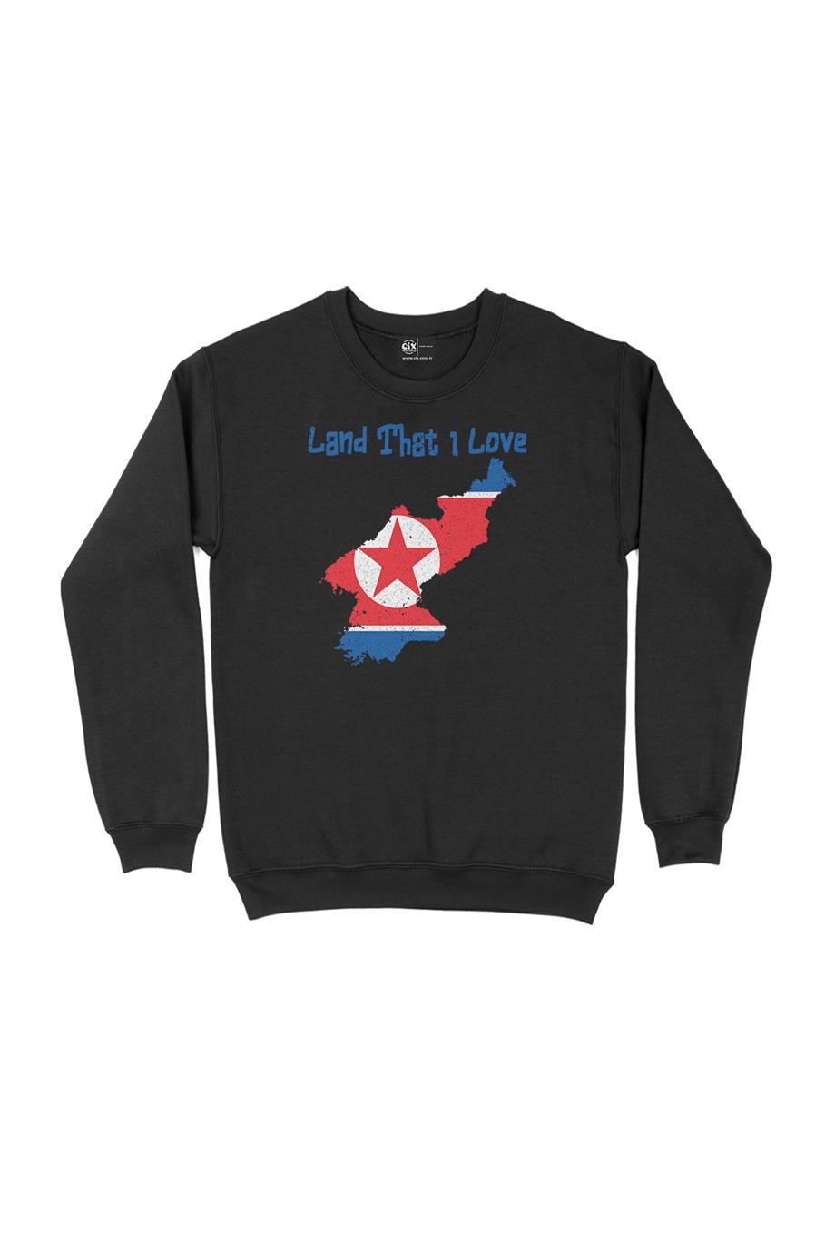 Land That I Love Kuzey Kore Sweatshirt Land That I Love Kuzey Kore Sweatshirt - Ücretsiz Kargo