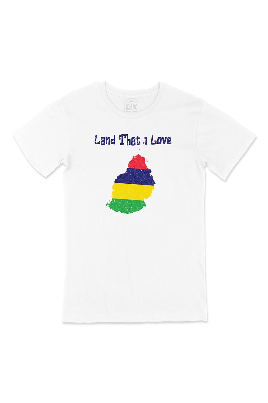 Land That I Love Mauritius Beyaz Tişört