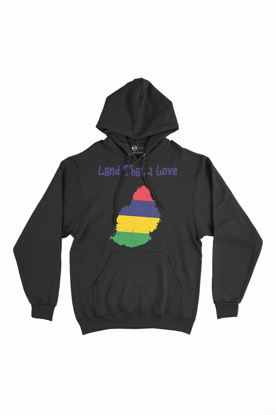 Land That I Love Mauritius Kapşonlu Sweatshirt Hoodie Land That I Love Mauritius Kapşonlu Sweatshirt Hoodie - Ücretsiz Kargo
