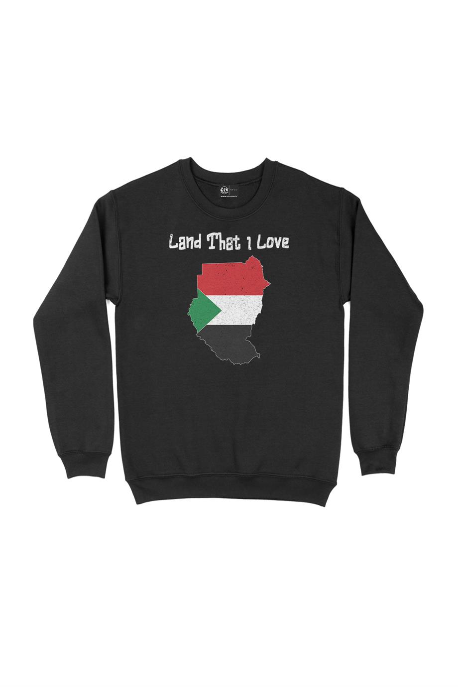 Land That I Love Sudan Sweatshirt Land That I Love Sudan Sweatshirt - Ücretsiz Kargo