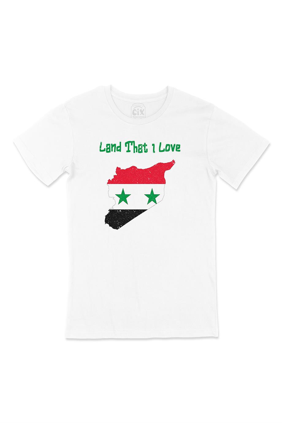 Land That I Love Suriye Beyaz Tişört