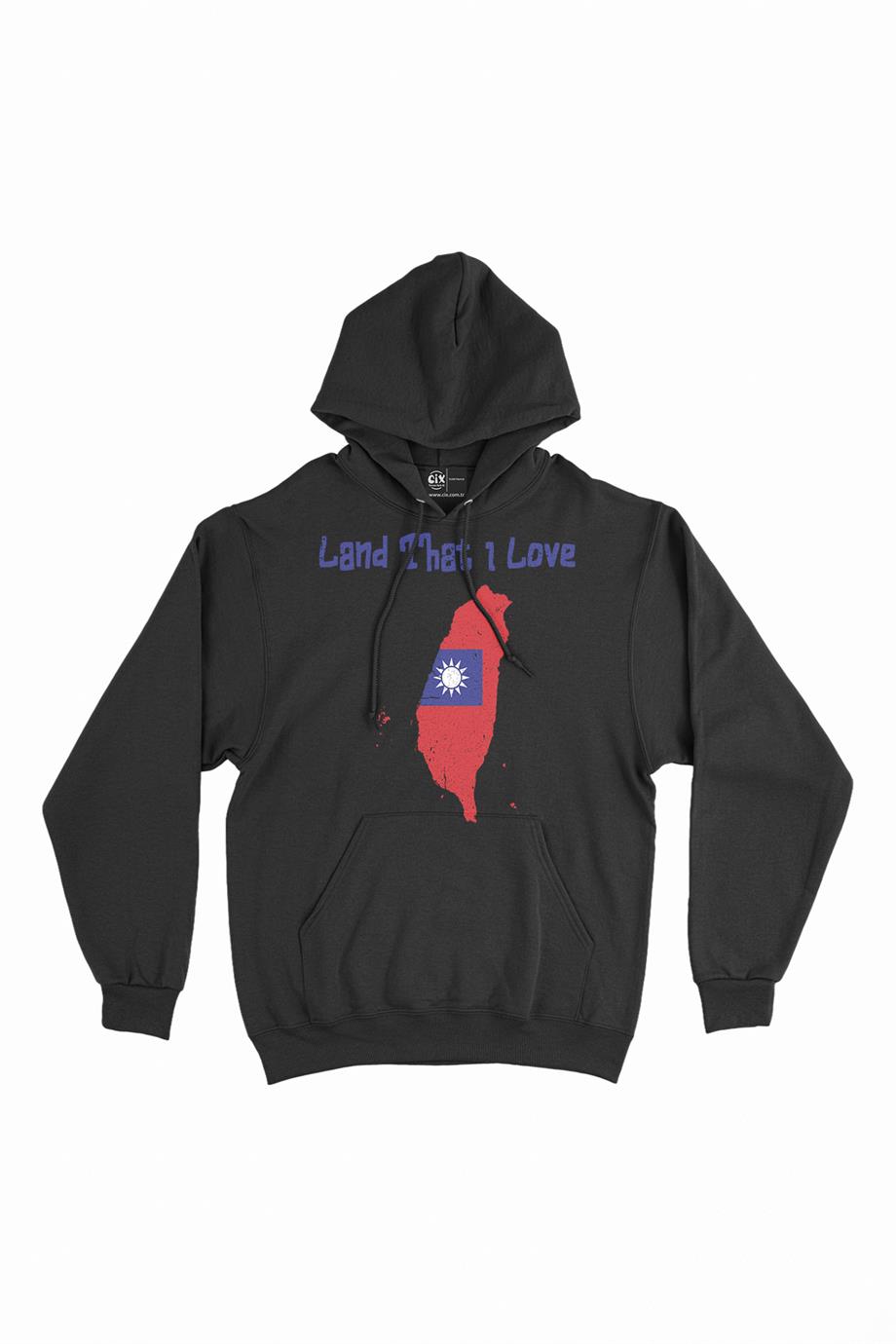 Land That I Love Tayvan Kapşonlu Sweatshirt Hoodie Land That I Love Tayvan Kapşonlu Sweatshirt Hoodie - Ücretsiz Kargo