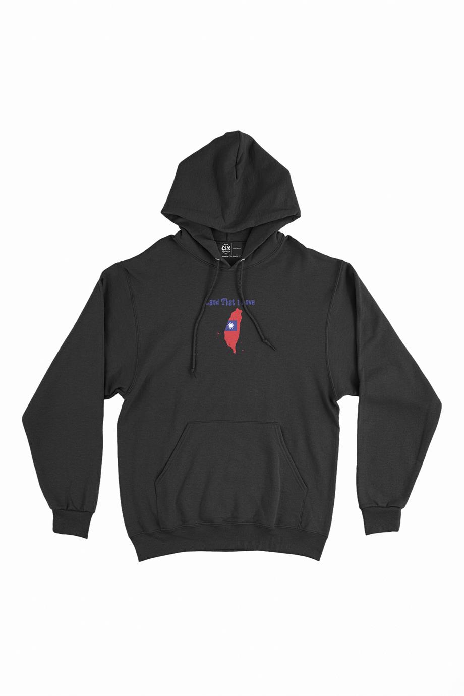 Land That I Love Tayvan Minimal Kapşonlu Sweatshirt Hoodie Land That I Love Tayvan Minimal Kapşonlu Sweatshirt Hoodie - Ücretsiz Kargo