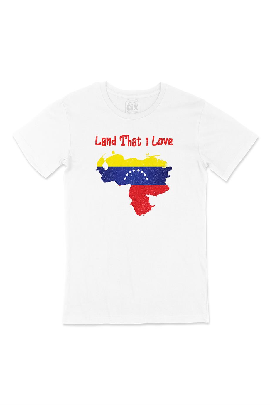 Land That I Love Venezuela Beyaz Tişört