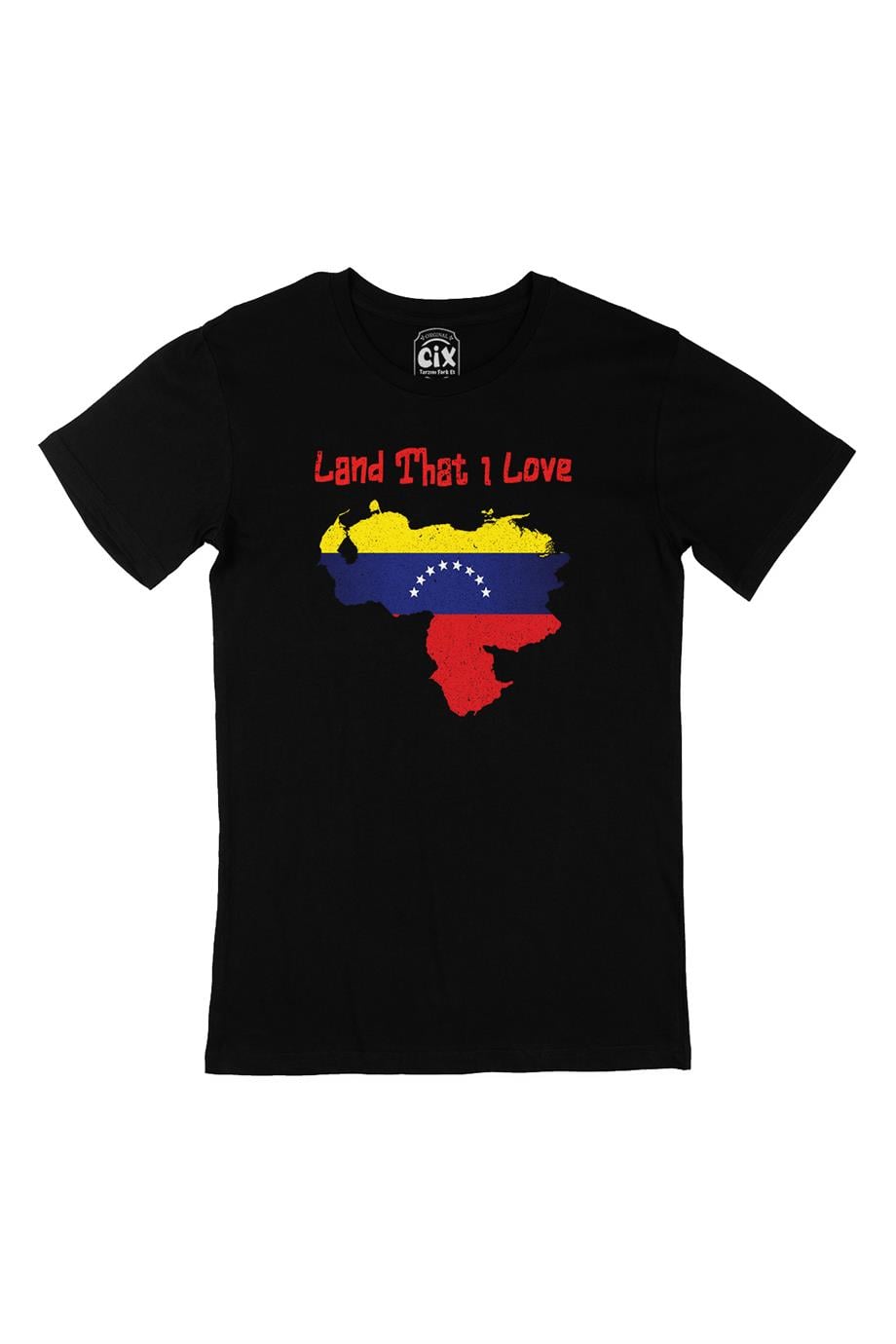 Land That I Love Venezuela Siyah Tişört