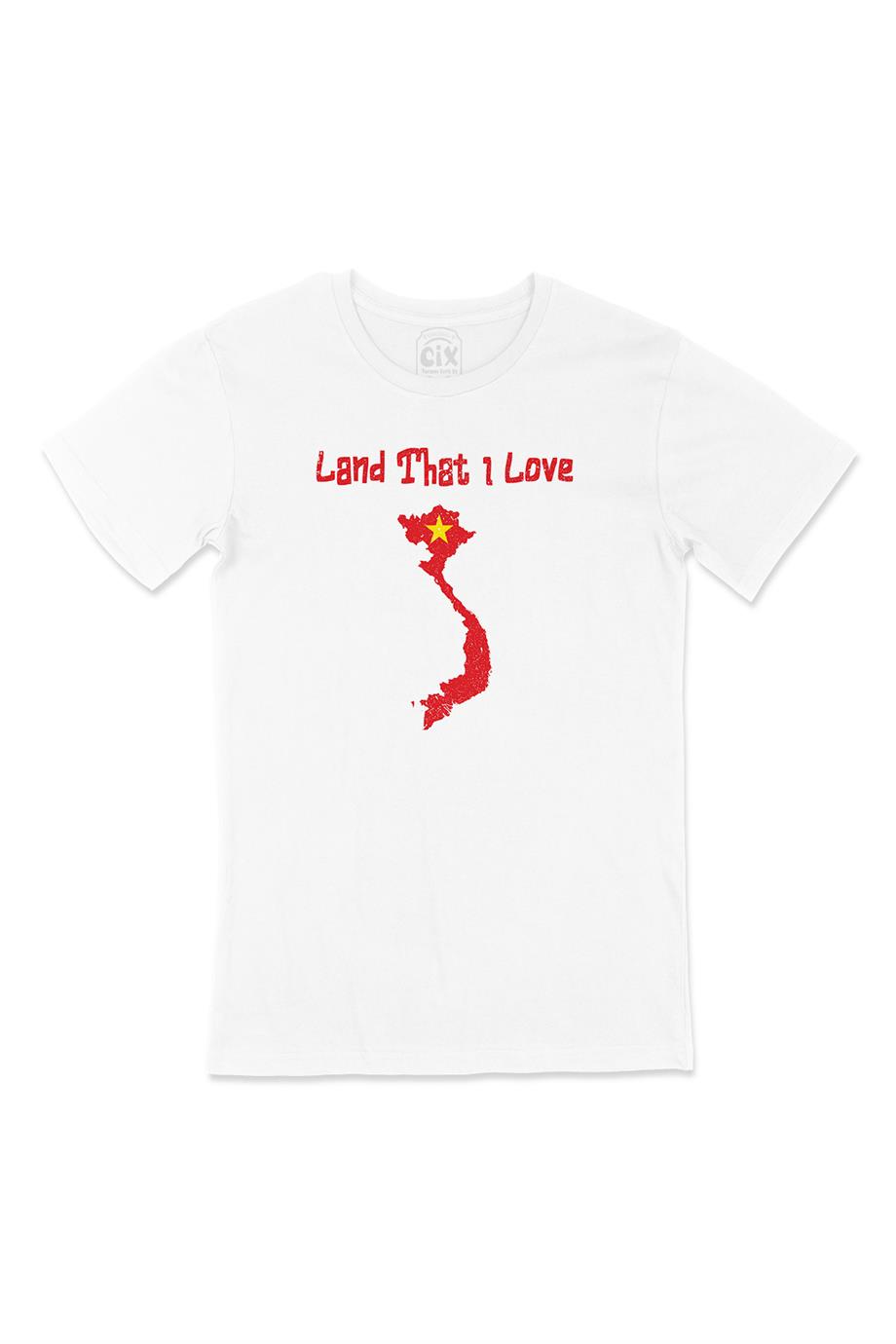 Land That I Love Vietnam Beyaz Tişört