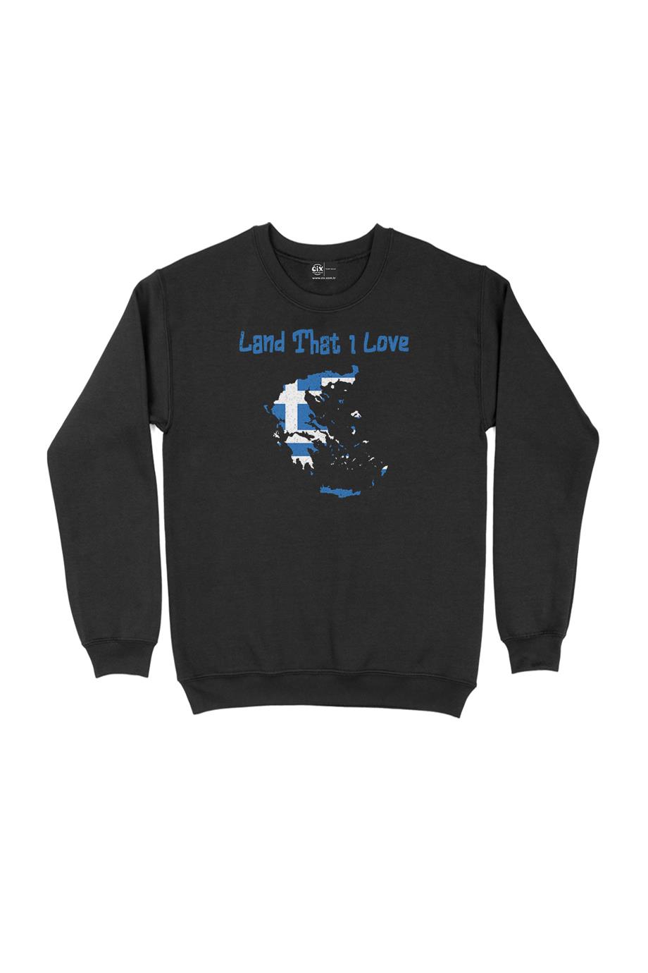 Land That I Love Yunanistan Sweatshirt Land That I Love Yunanistan Sweatshirt - Ücretsiz Kargo