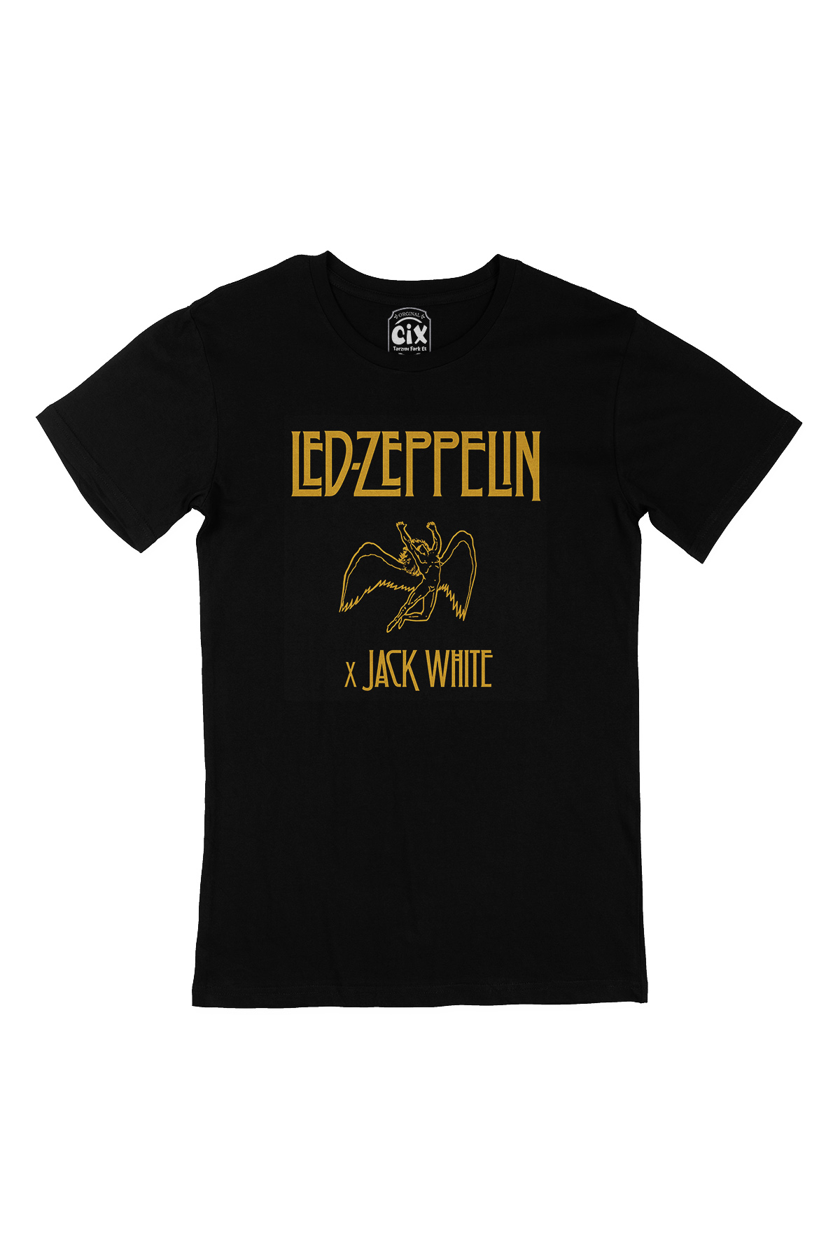Led Zeppelin Jack White Siyah Tişört