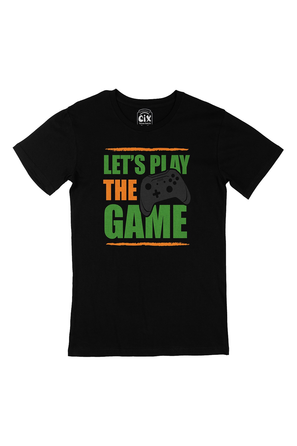 Lets Play The Game Siyah Tişört
