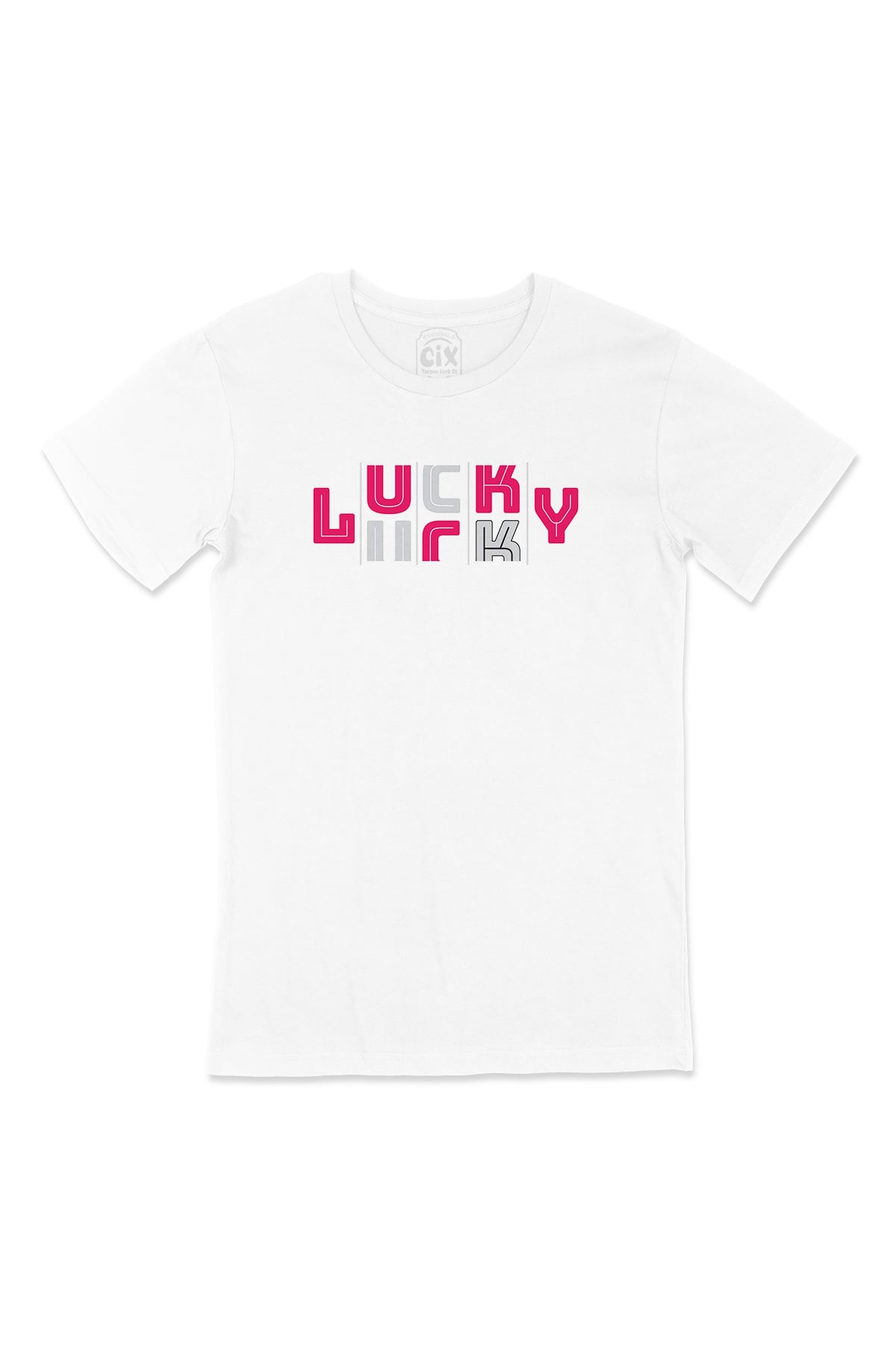 Lucky Şanslı Pembe Tişört