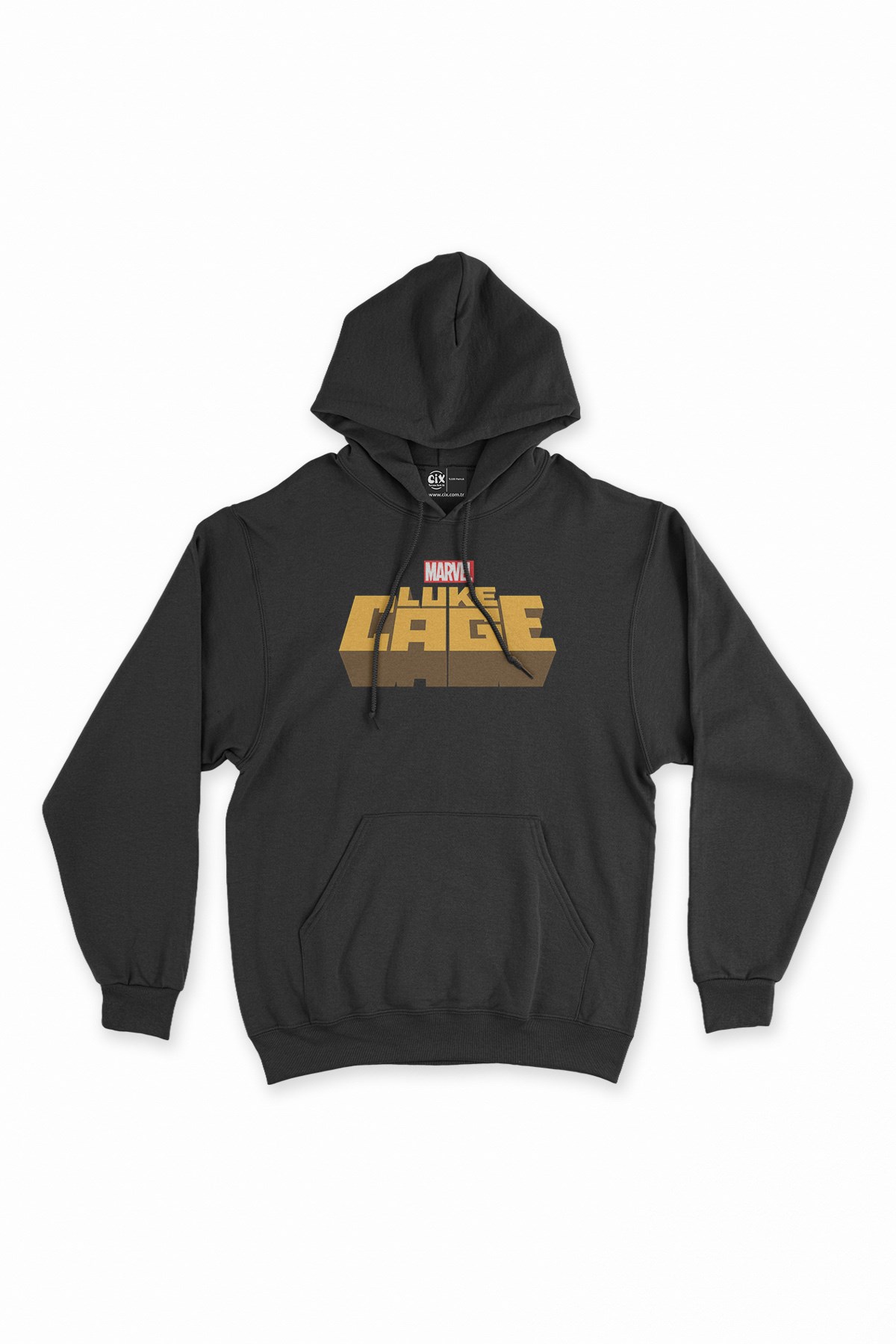 Luke Cage Siyah Kapşonlu Sweatshirt Hoodie