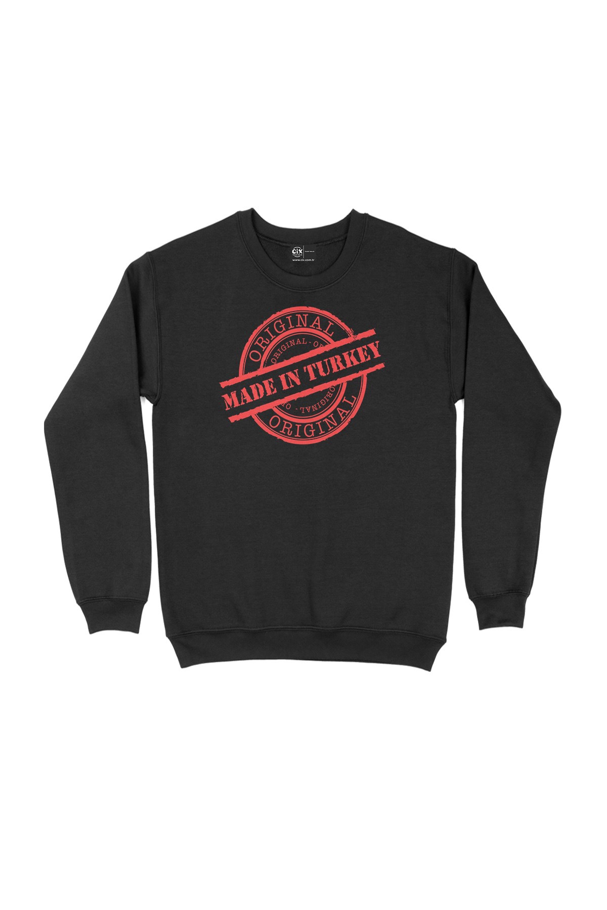 Made In Turkey Original Siyah Sweatshirt