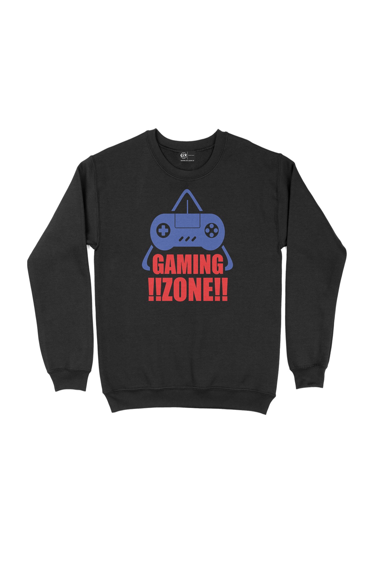 Mavi Gaming Zone Siyah Sweatshirt