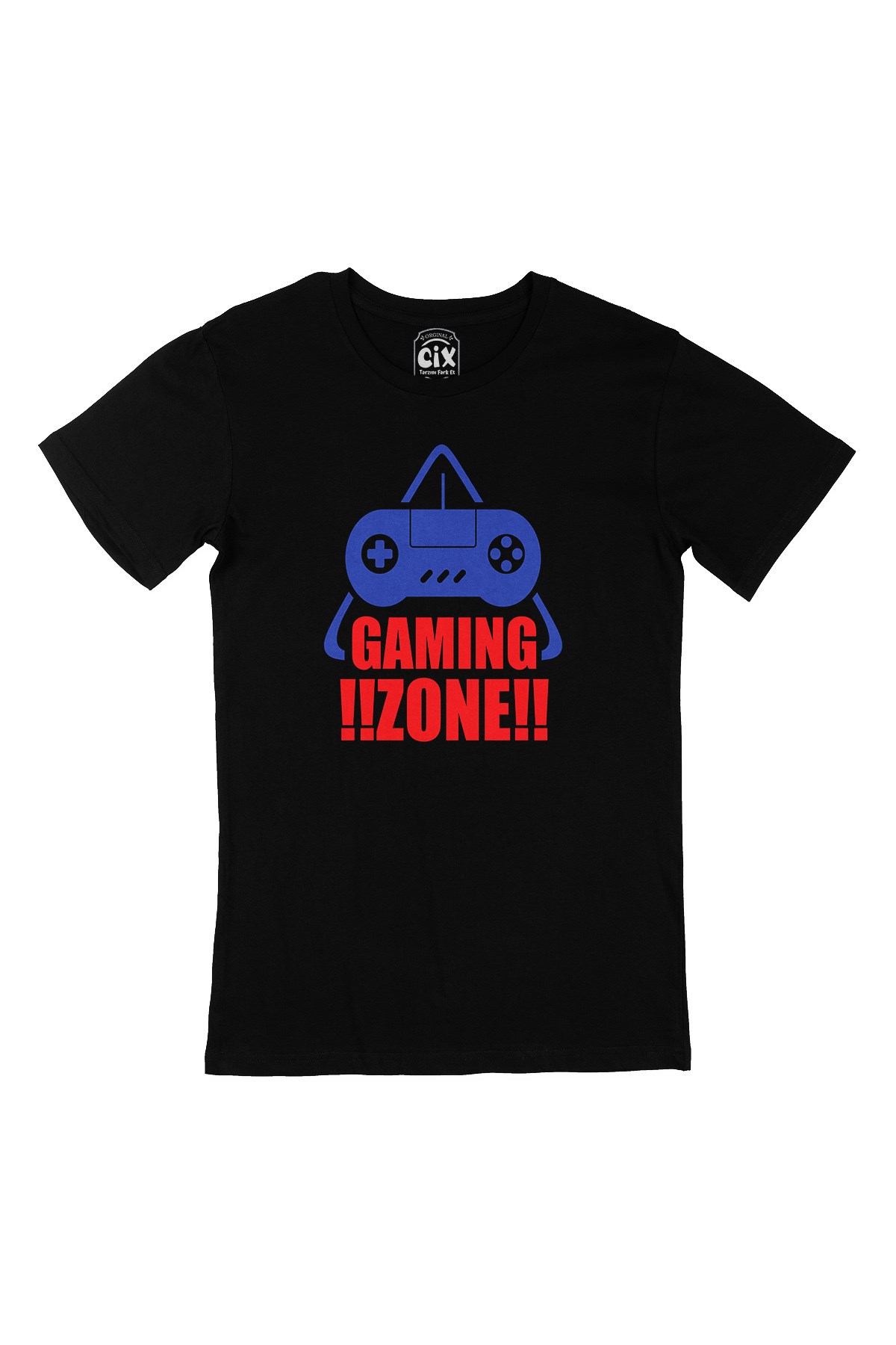 Mavi Gaming Zone Siyah Tişört