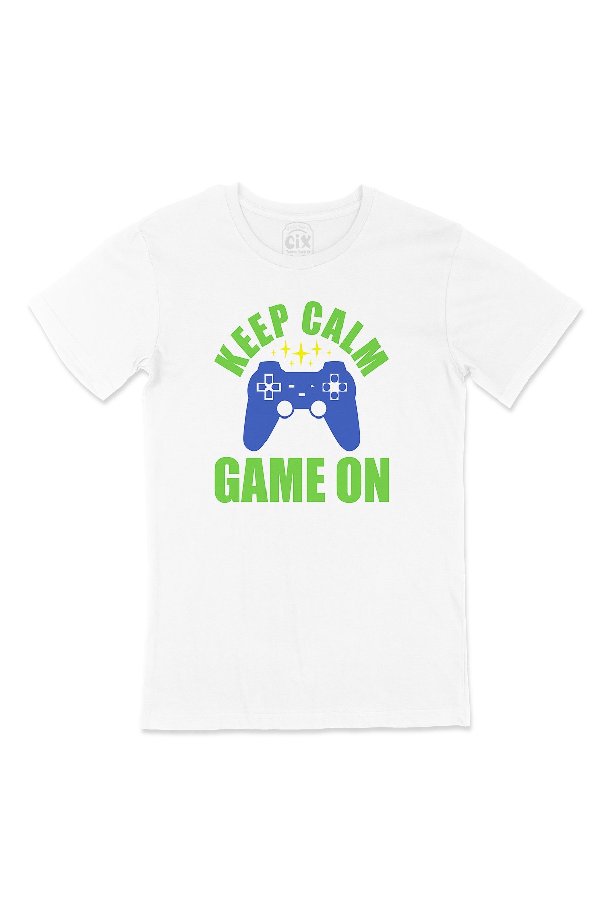 Mavi Keep Calm Game On Tişört