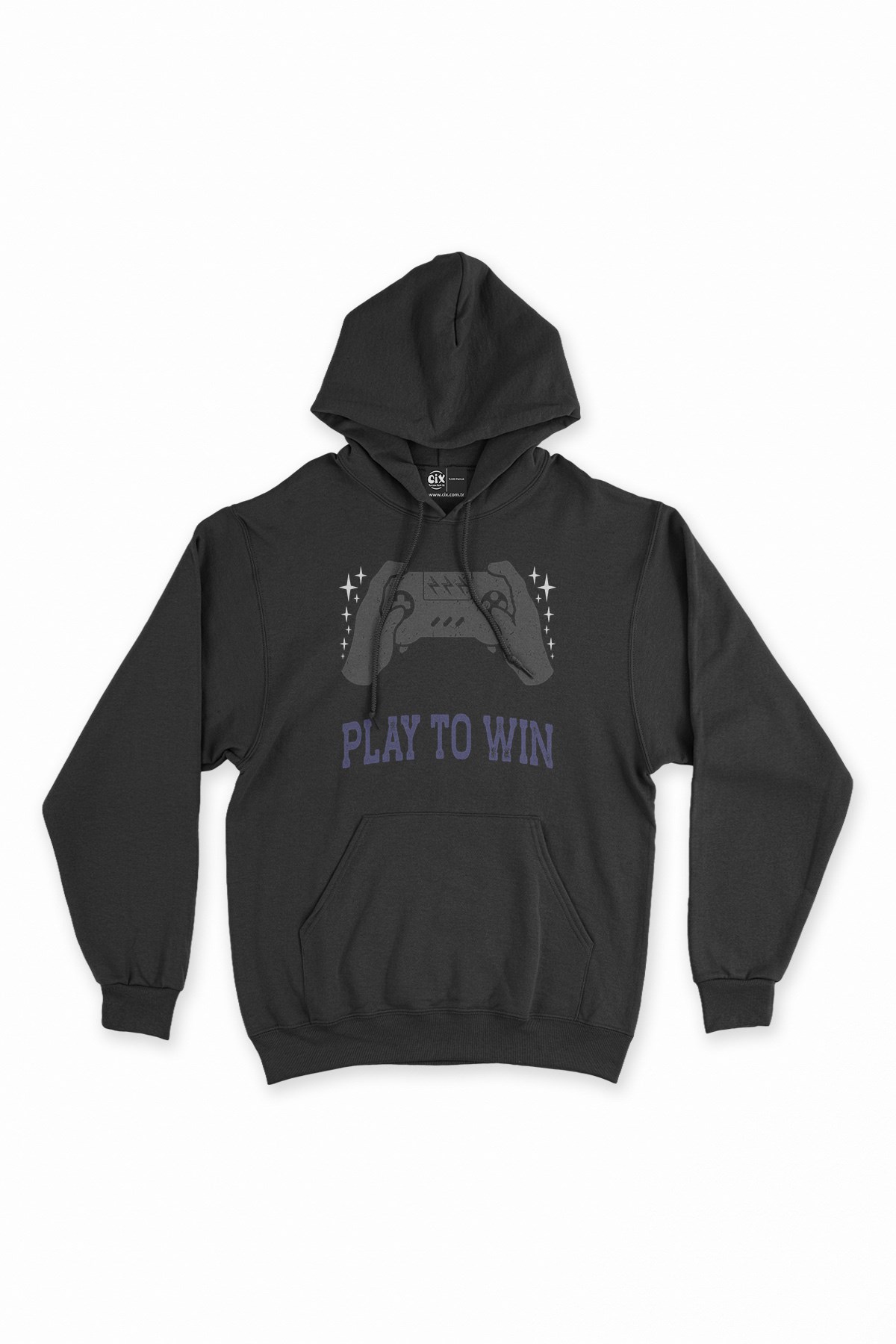 Mavi Play To Win Siyah Kapşonlu Sweatshirt Hoodie