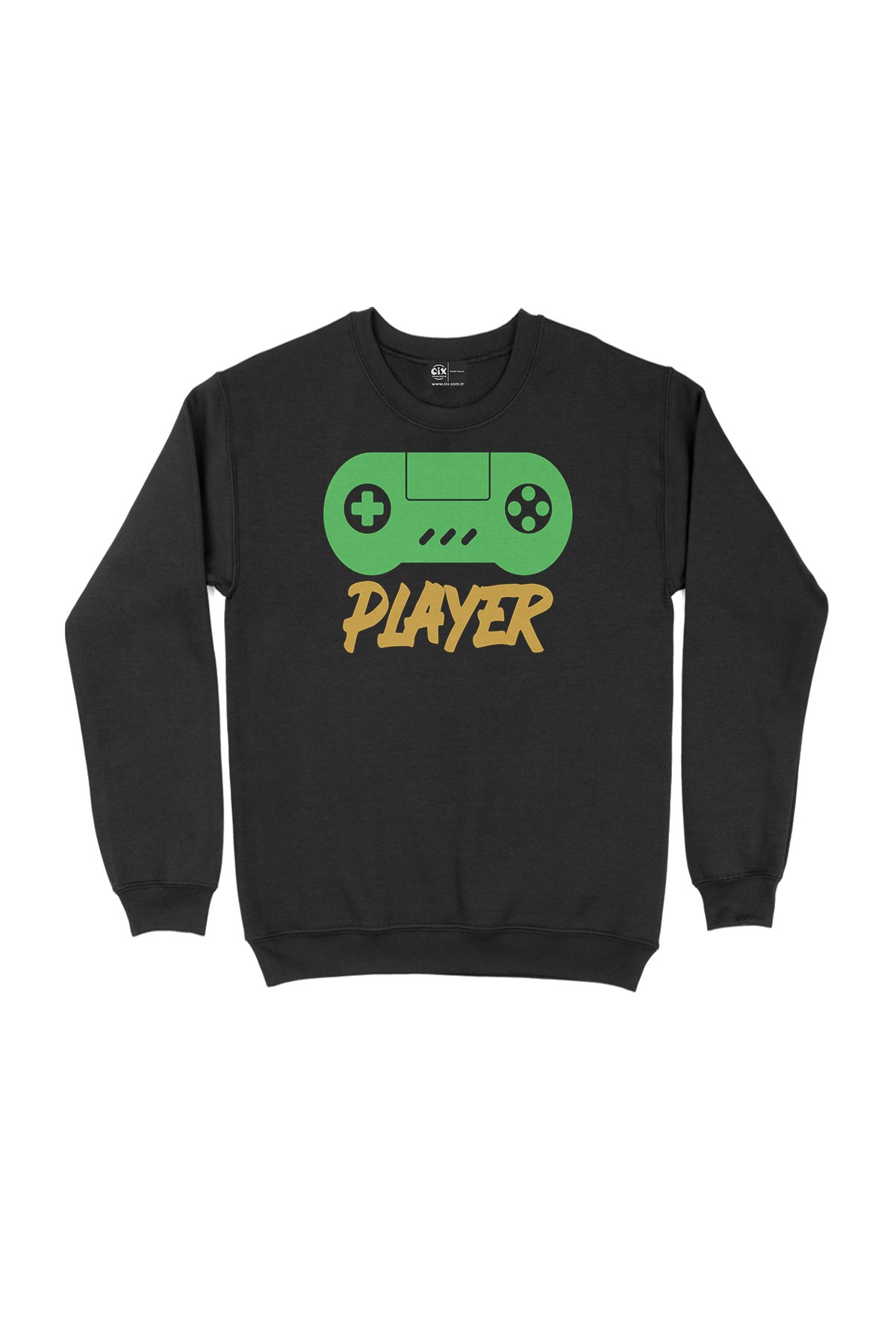 Mavi Player Siyah Sweatshirt