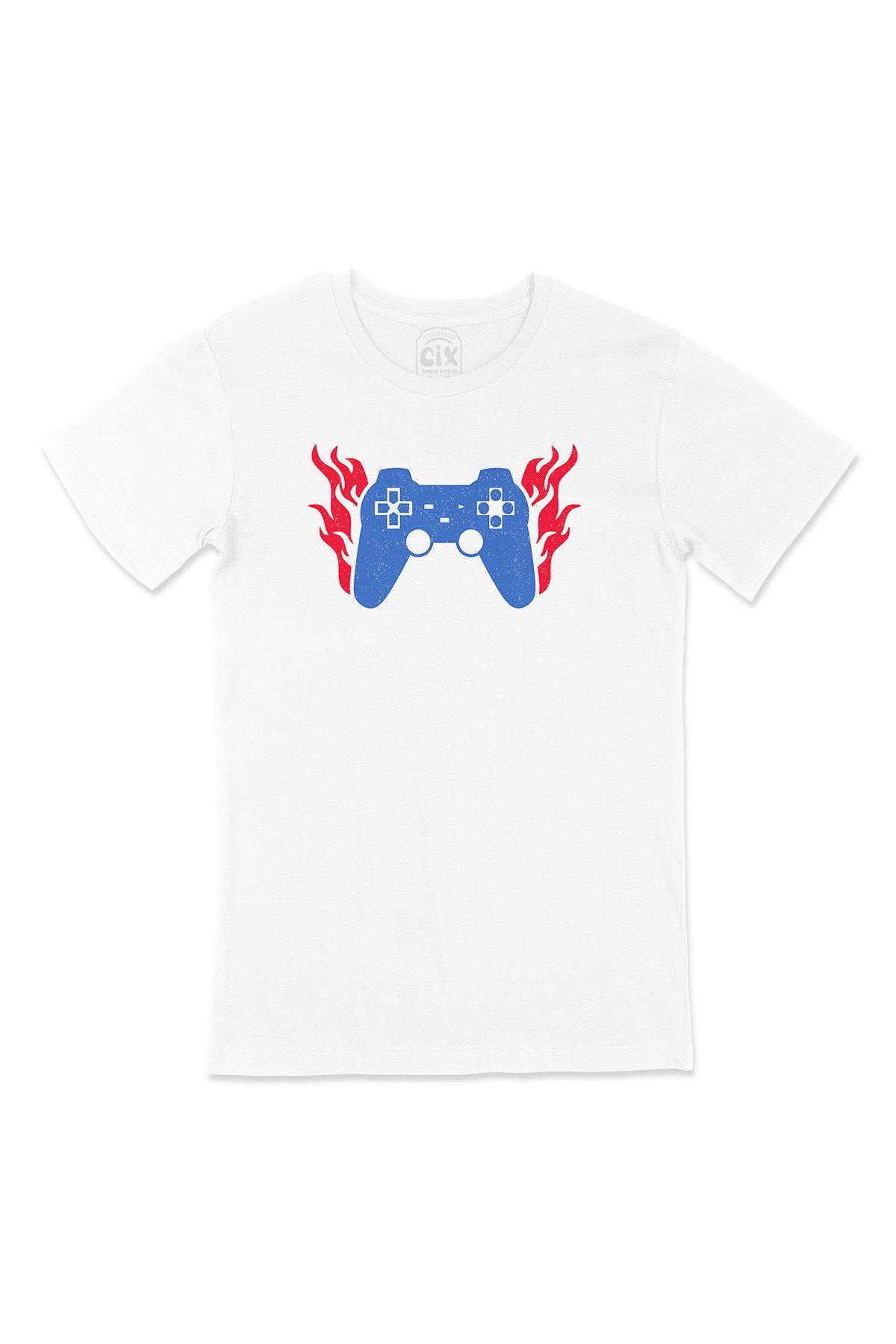 Mavili Joystick Tişört