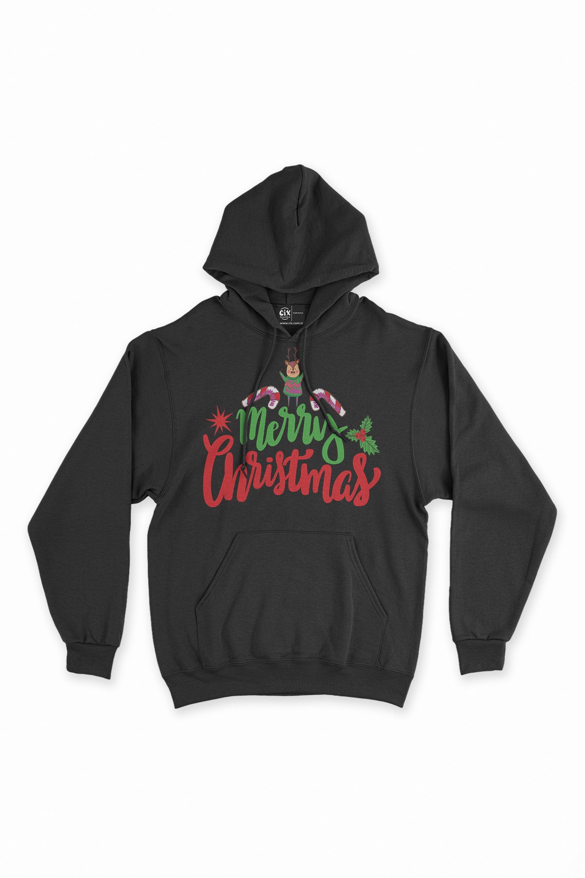 Merry Christmas Kapşonlu Sweatshirt Hoodie