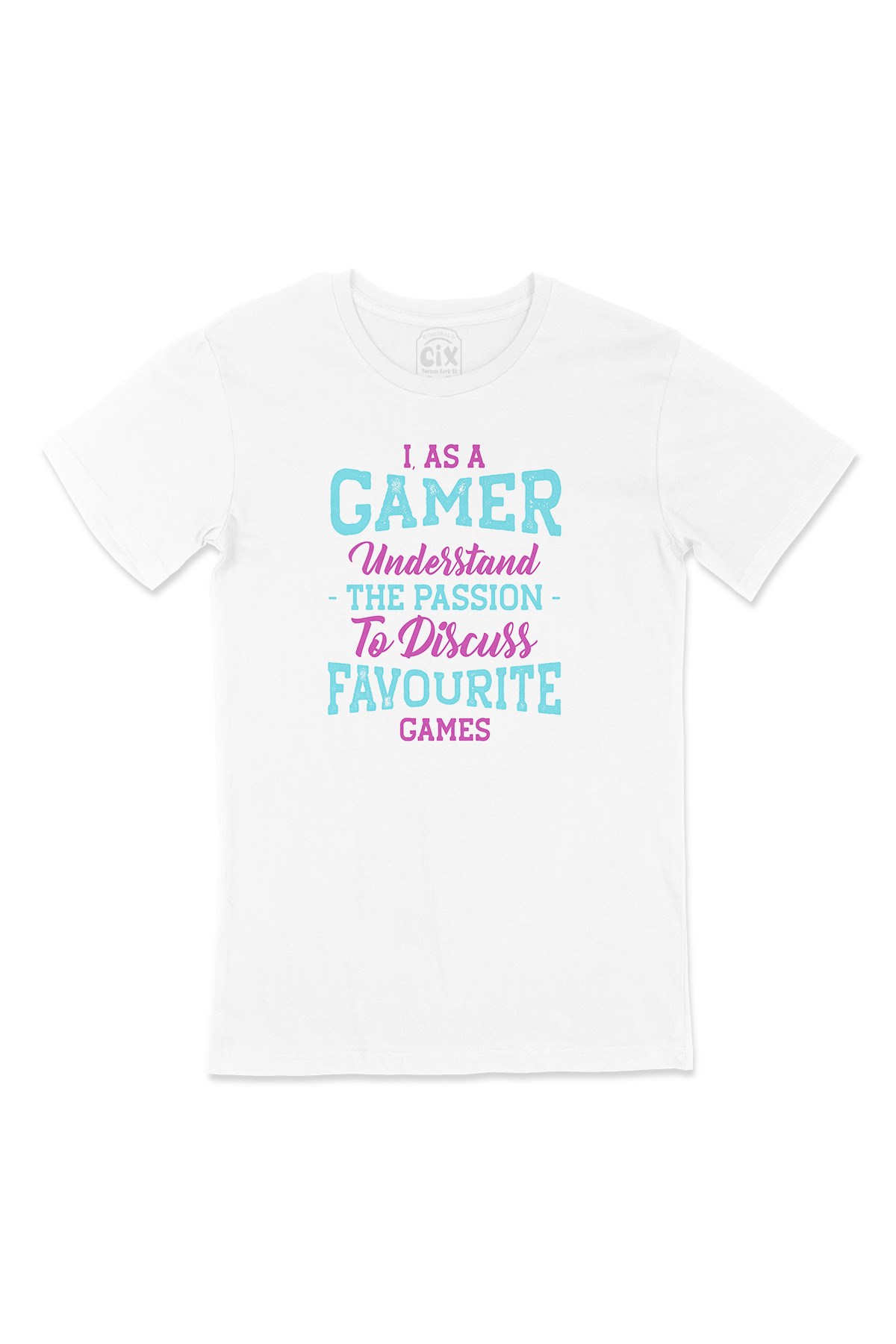 Mor As A Gamer Tişört