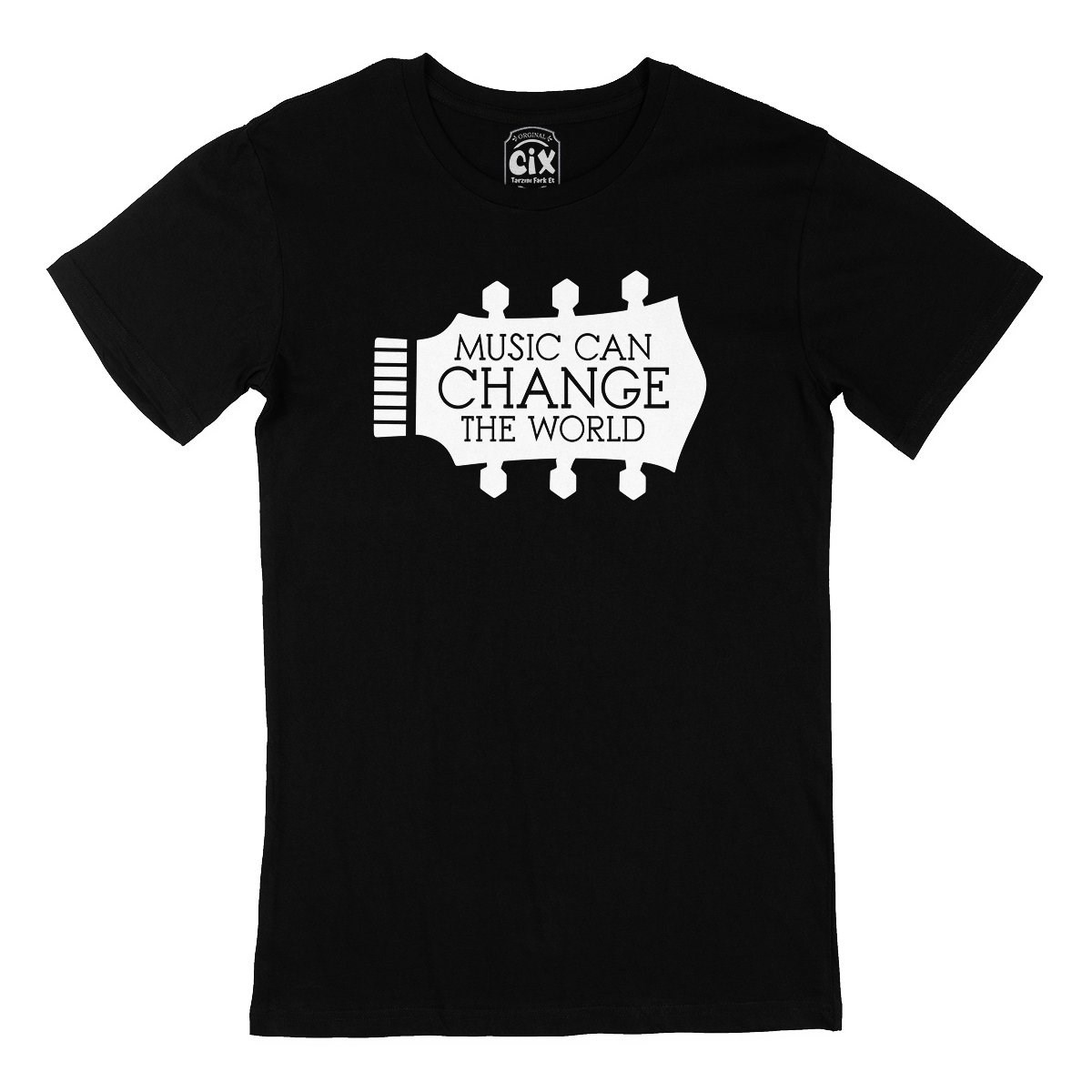 Music Can Change The World Siyah Tişört