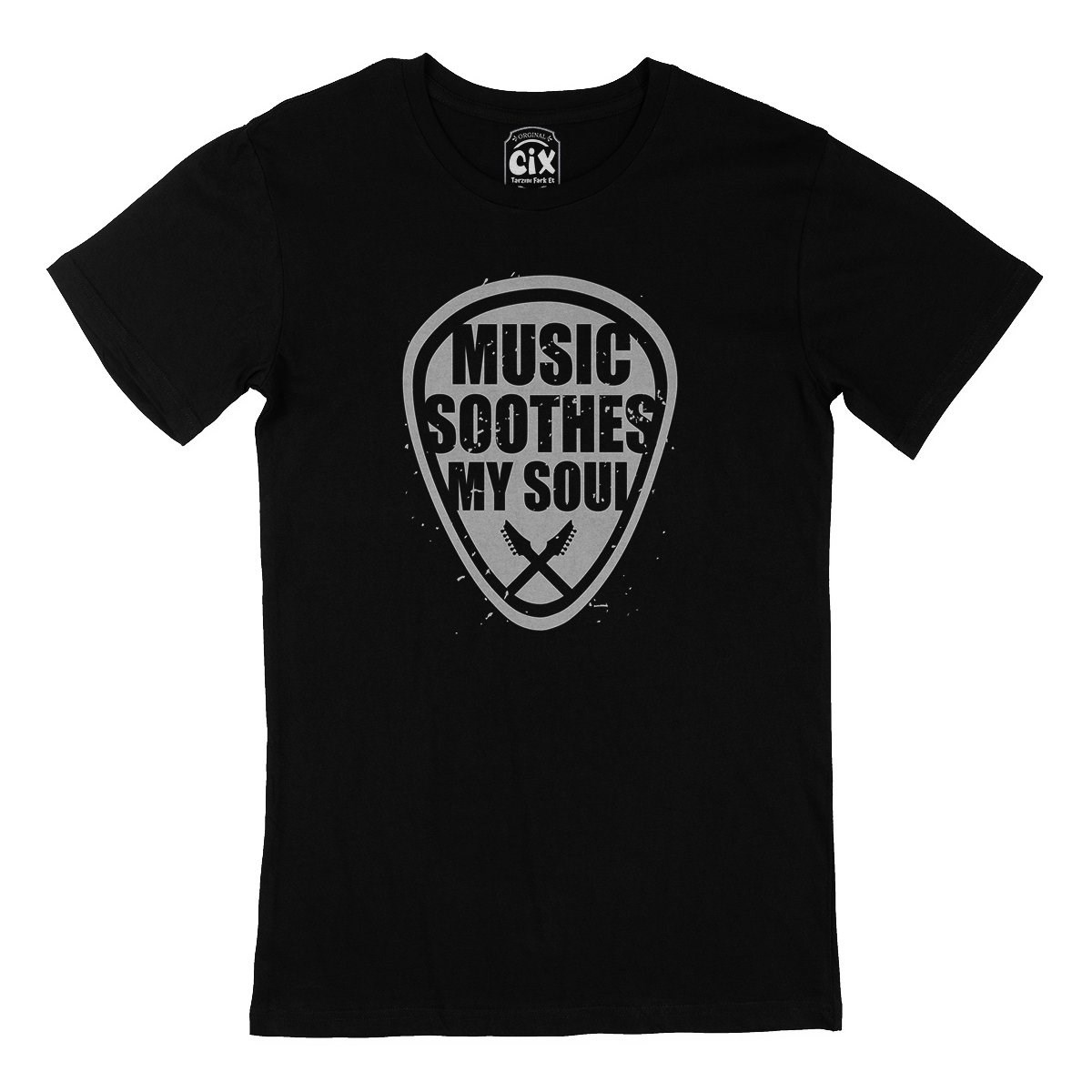 Music Soothes My Soul Siyah Tişört