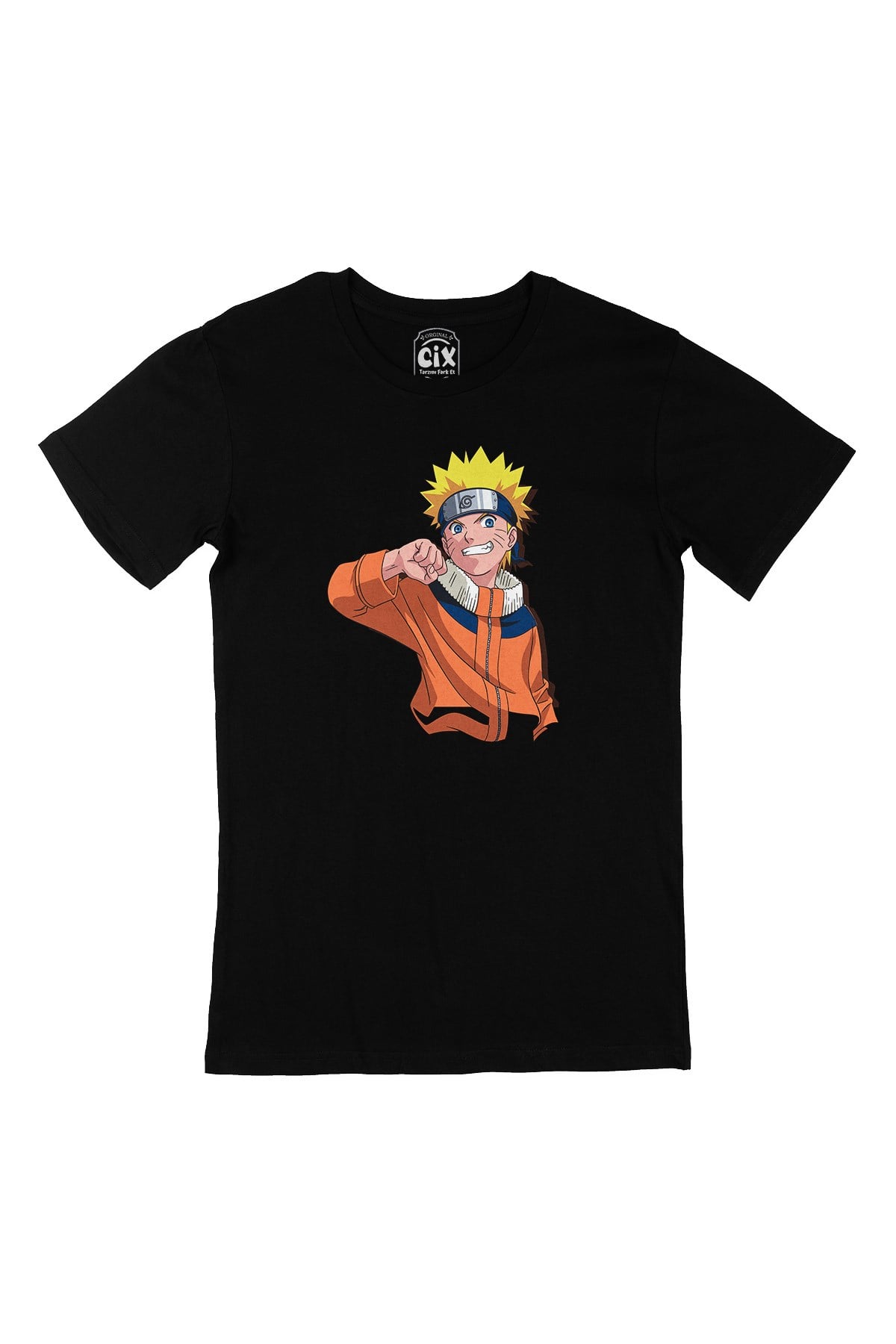 Naruto Uzumaki Narutopedia Siyah Tişört